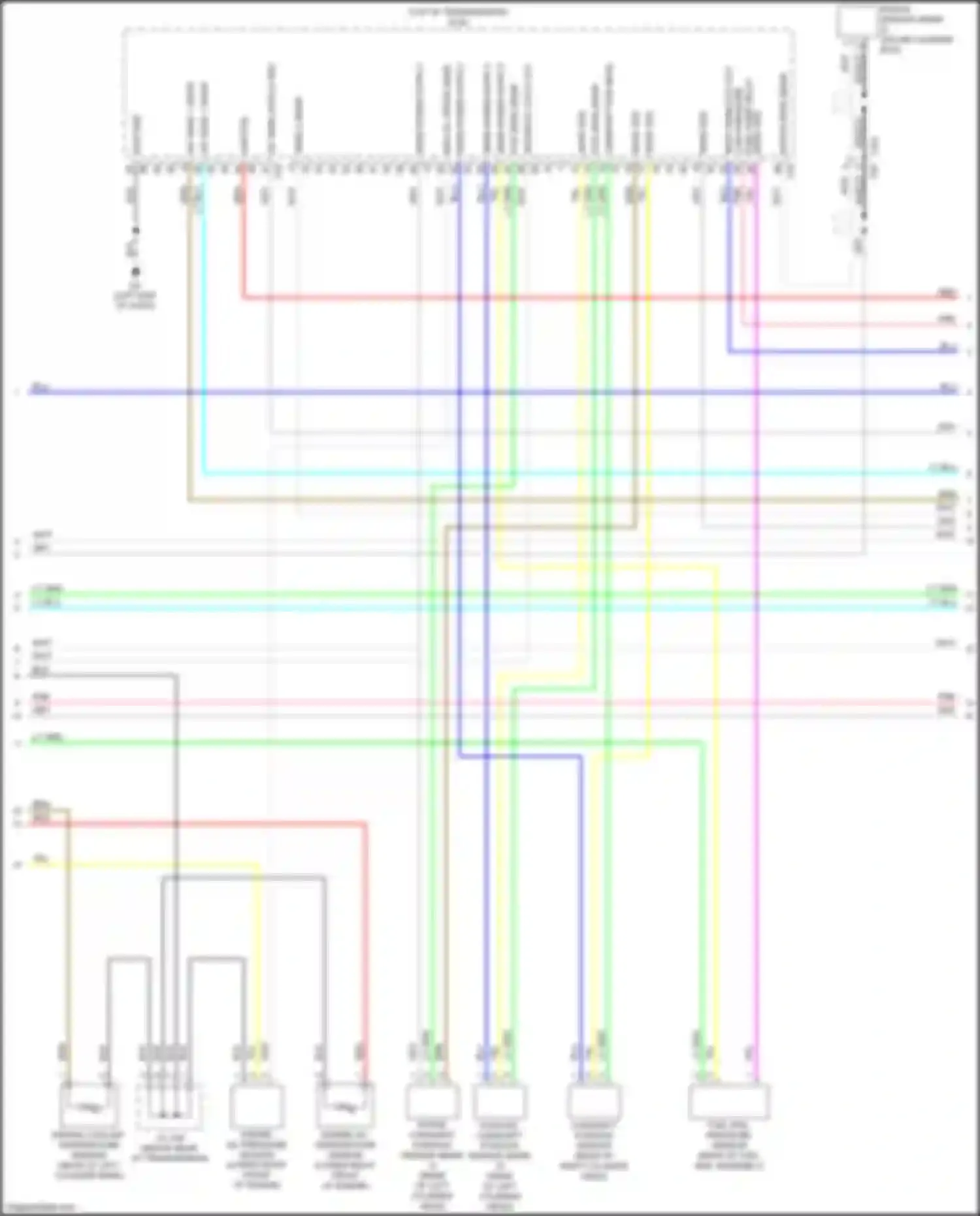 QX60 Infiniti II (2021-2024): Wiring diagram engine performance 3.5l (3 of 7)