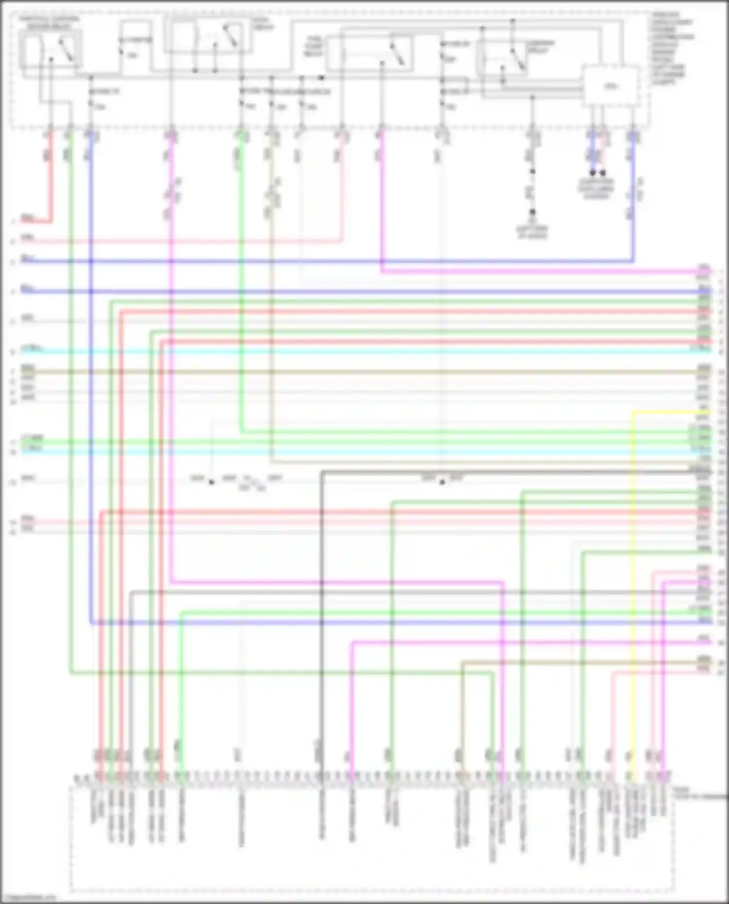 QX60 Infiniti II (2021-2024): Wiring diagram engine performance 3.5l (4 of 7)