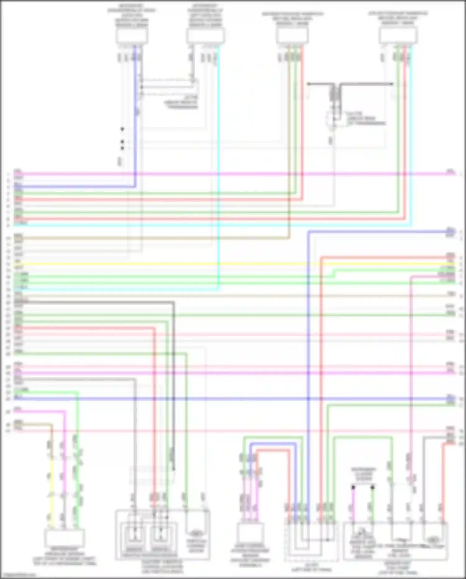 QX60 Infiniti II (2021-2024): Wiring diagram engine performance 3.5l (5 of 7)