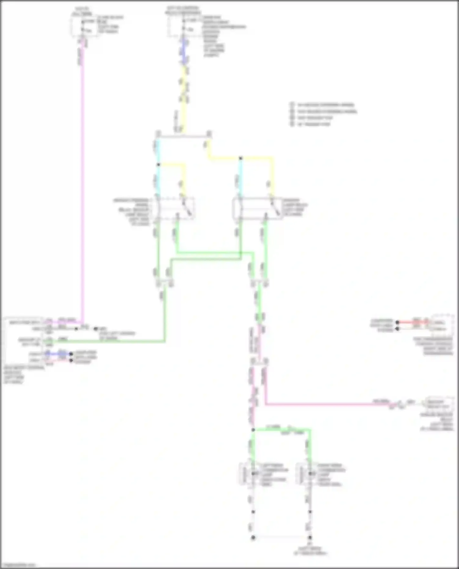 QX60 Infiniti II (2021-2024): Backup lamps circuit