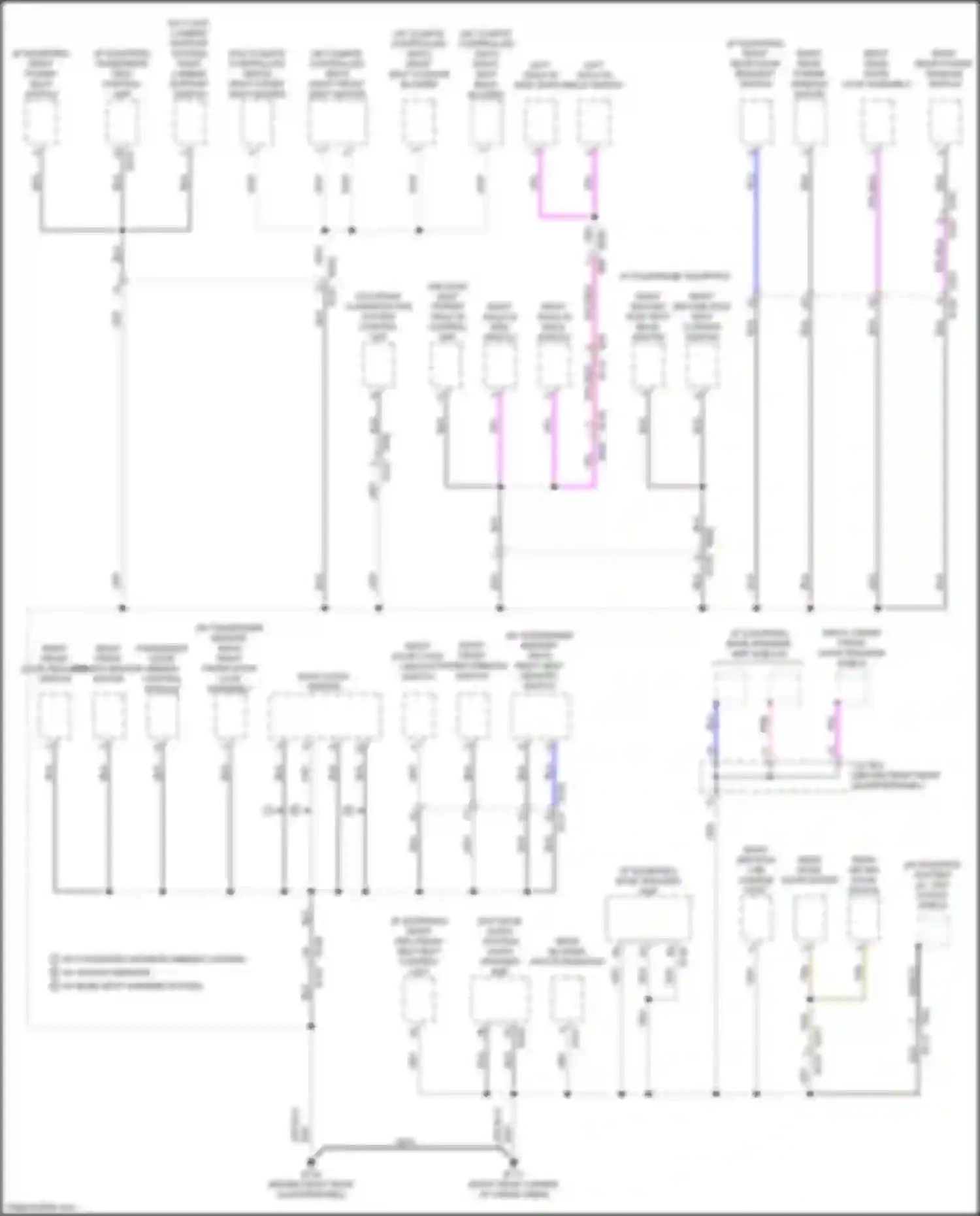 QX60 Infiniti II (2021-2024): Ground distribution circuit (3 of 6)