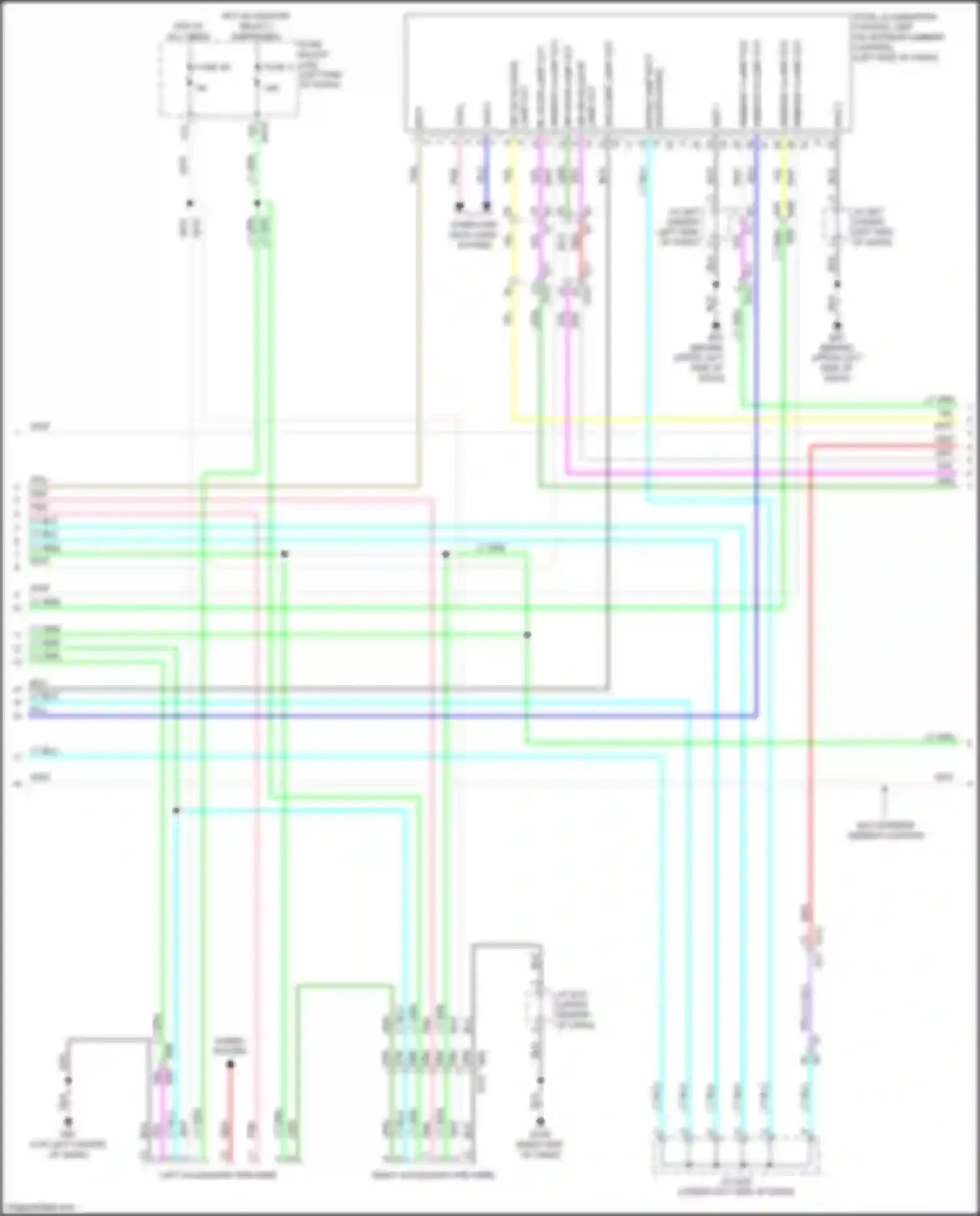 QX60 Infiniti II (2021-2024): Courtesy lamps circuit (5 of 6)