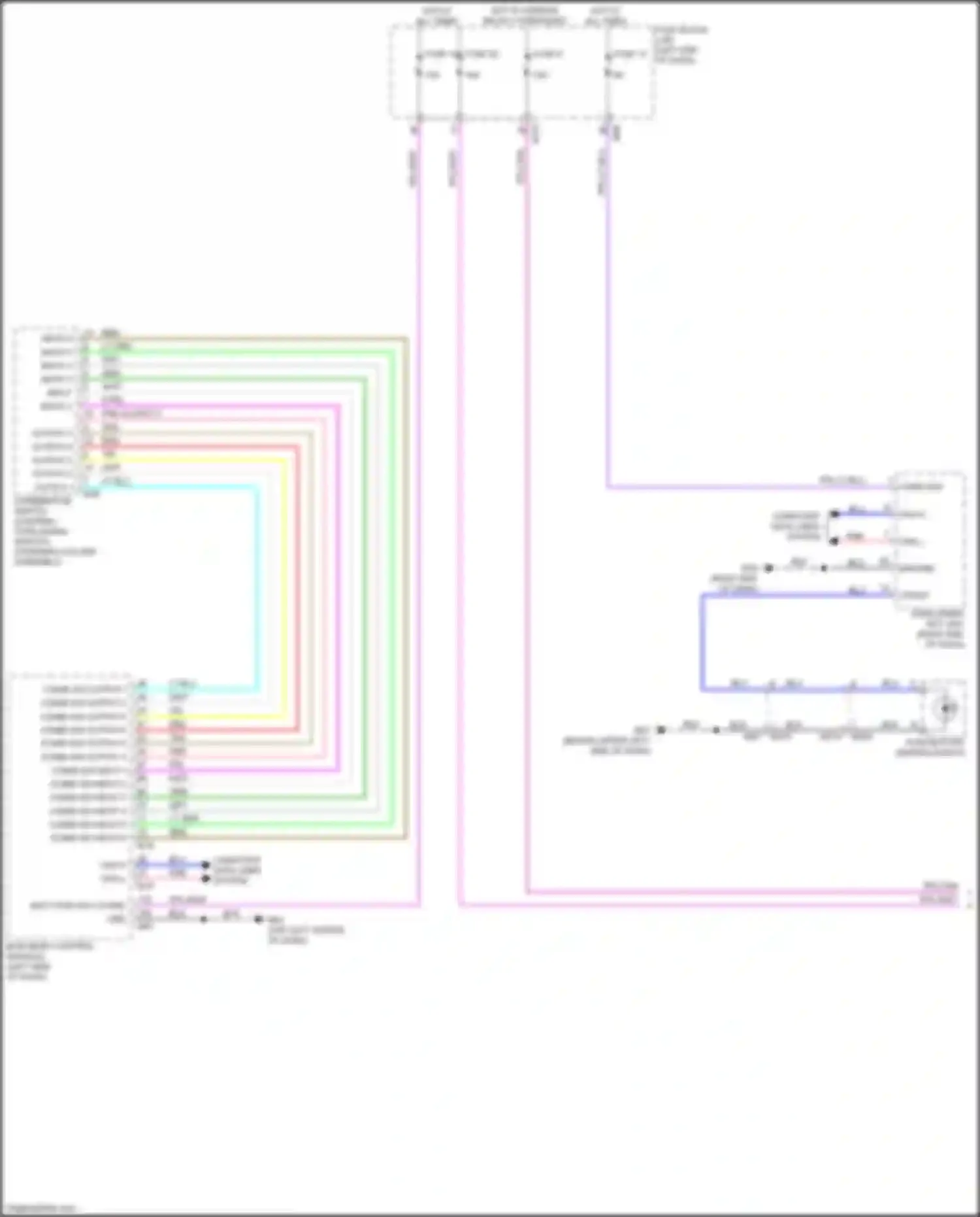 QX60 Infiniti II (2021-2024): Instrument illumination circuit (1 of 3)