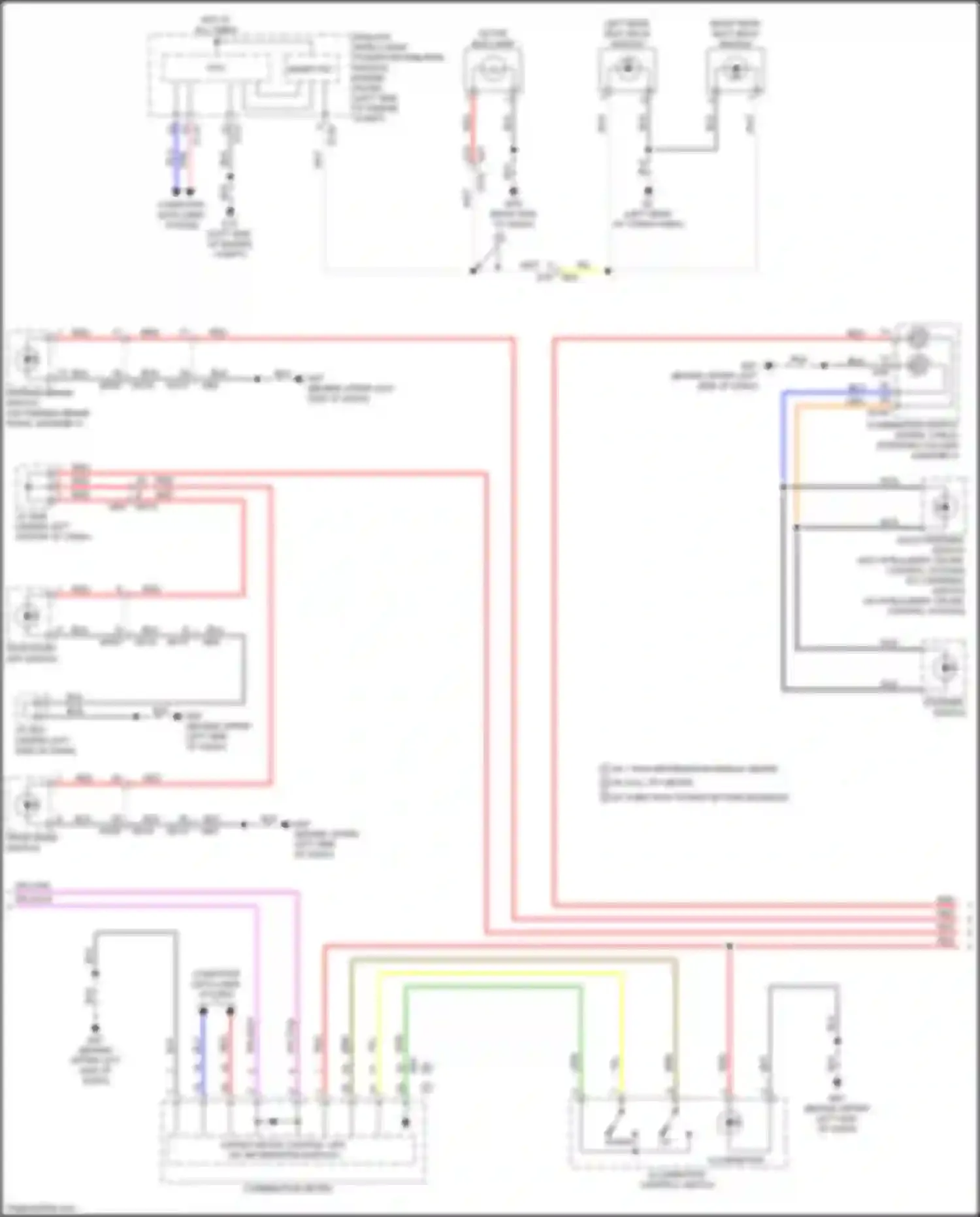 QX60 Infiniti II (2021-2024): Instrument illumination circuit (2 of 3)