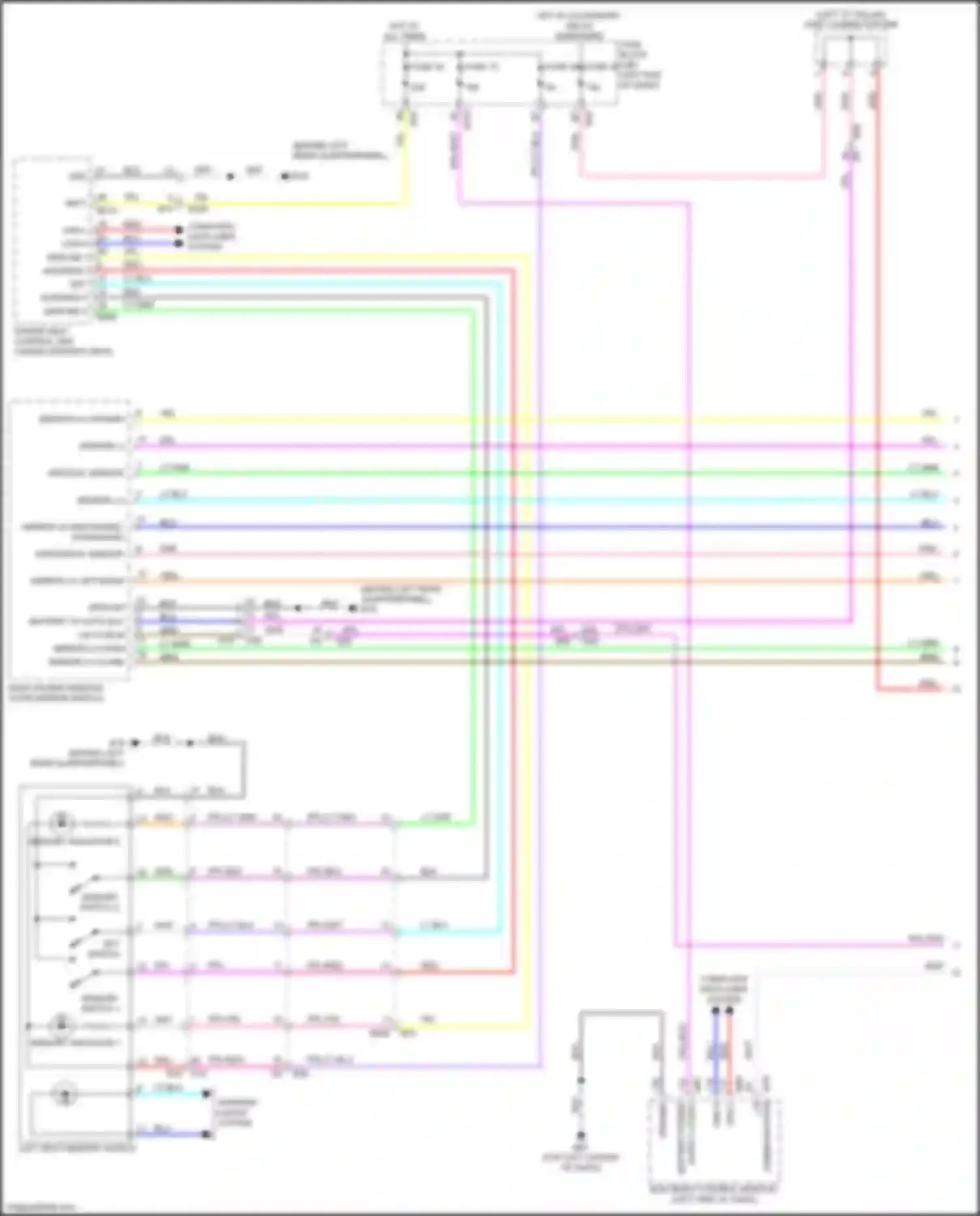 QX60 Infiniti II (2021-2024): Memory mirrors circuit (1 of 2)