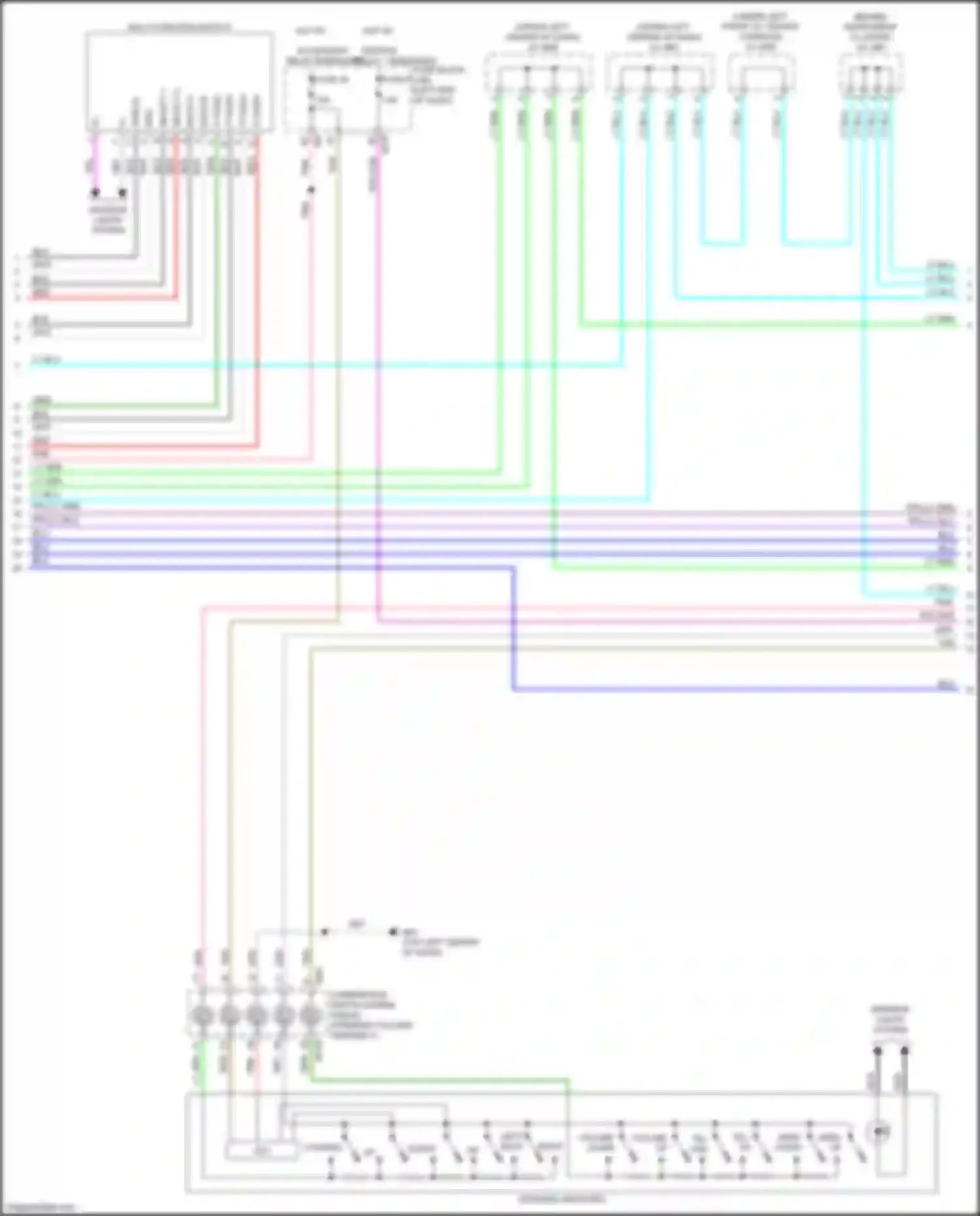 QX60 Infiniti II (2021-2024): Navigation circuit, w/ bose (5 of 6)