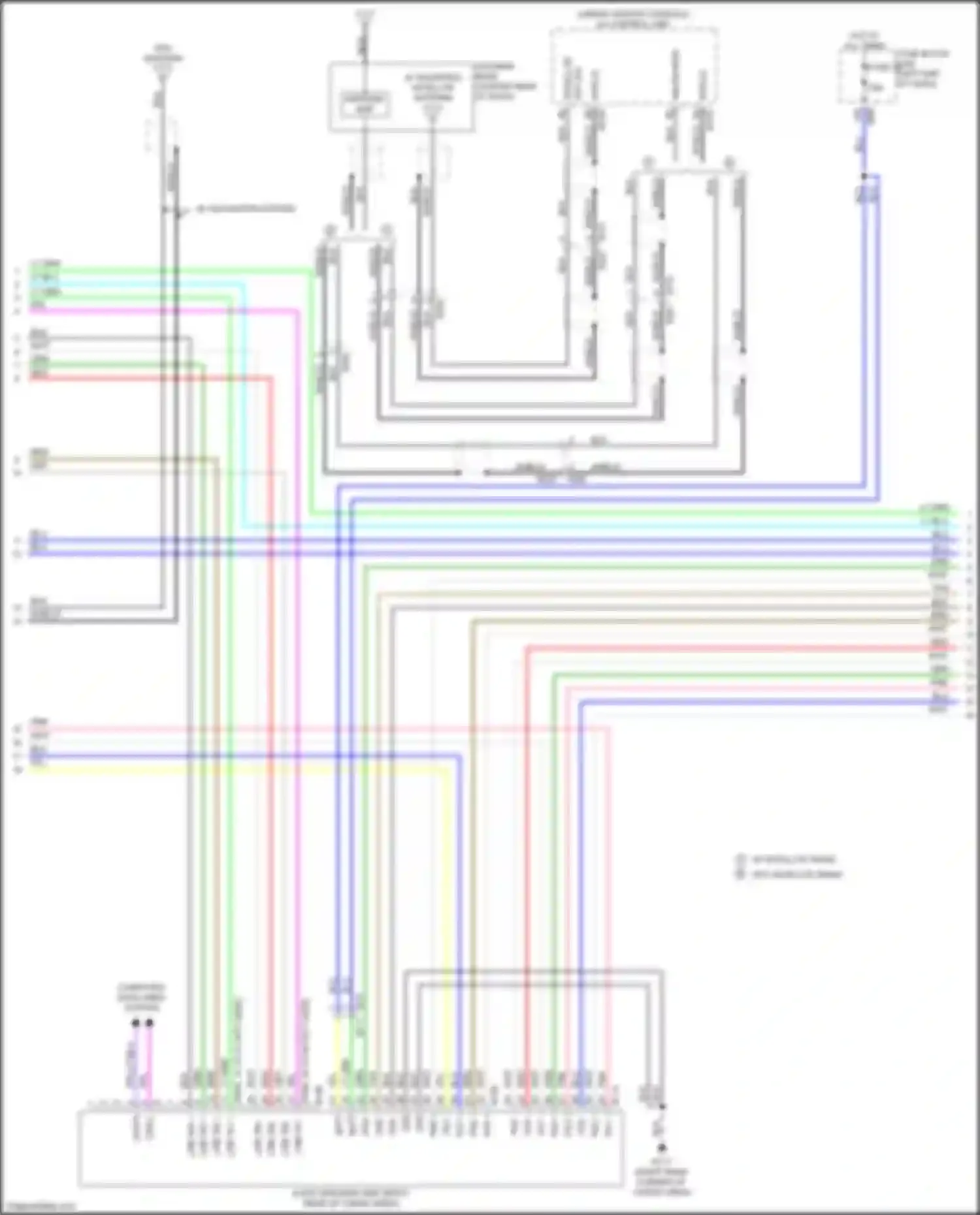 QX60 Infiniti II (2021-2024): Navigation circuit, w/o bose (2 of 5)