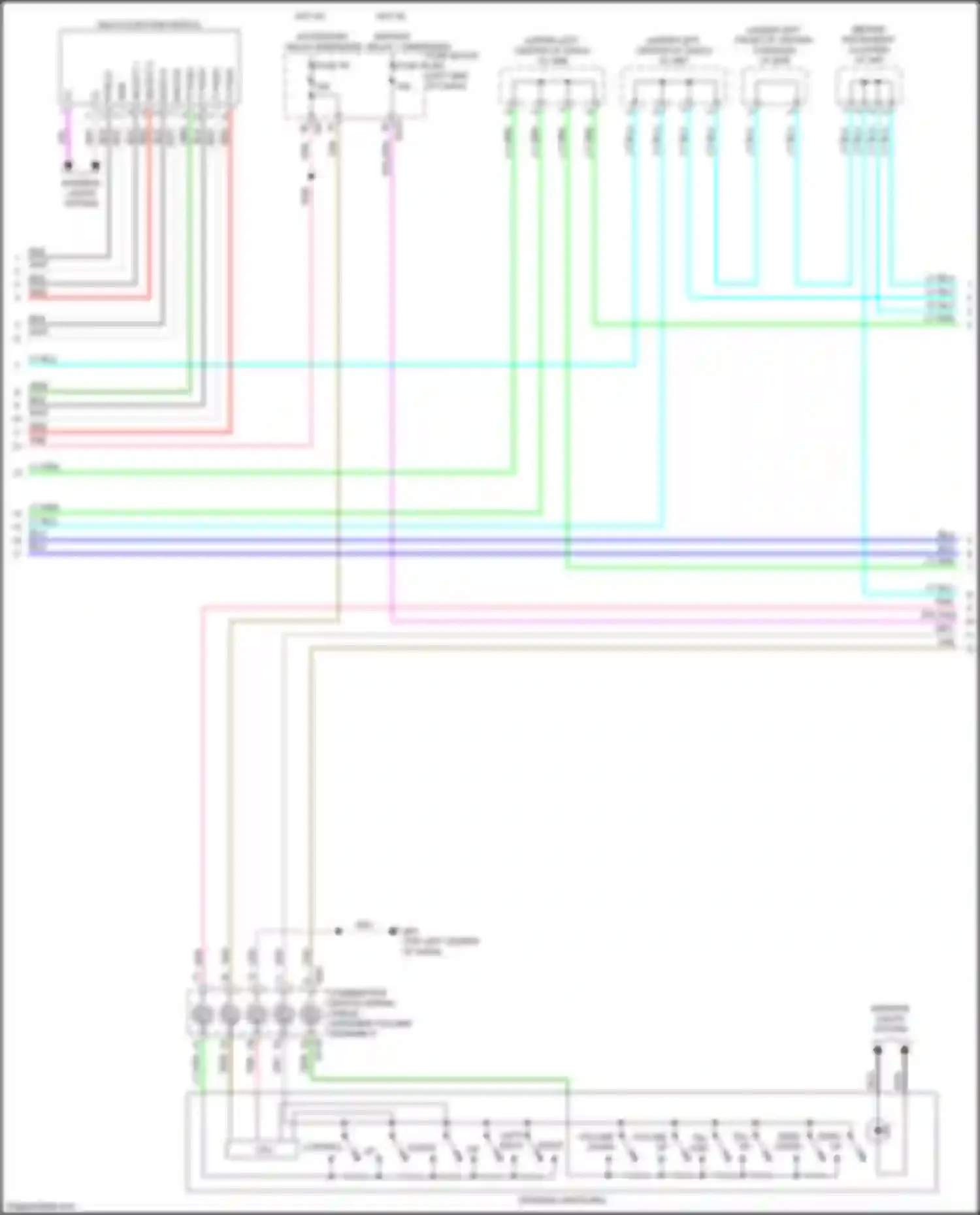 QX60 Infiniti II (2021-2024): Navigation circuit, w/o bose (4 of 5)