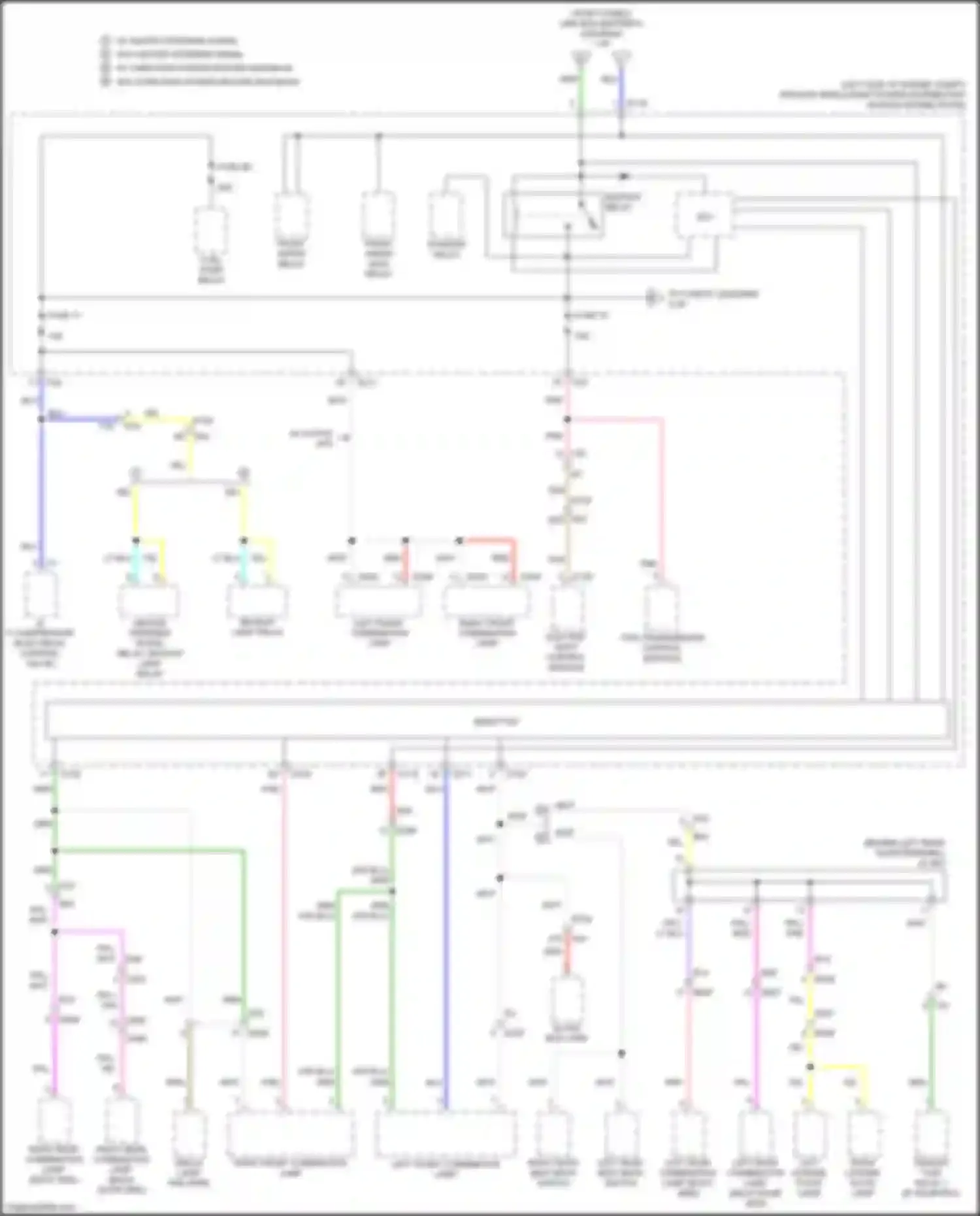 QX60 Infiniti II (2021-2024): Power distribution circuit (4 of 8)