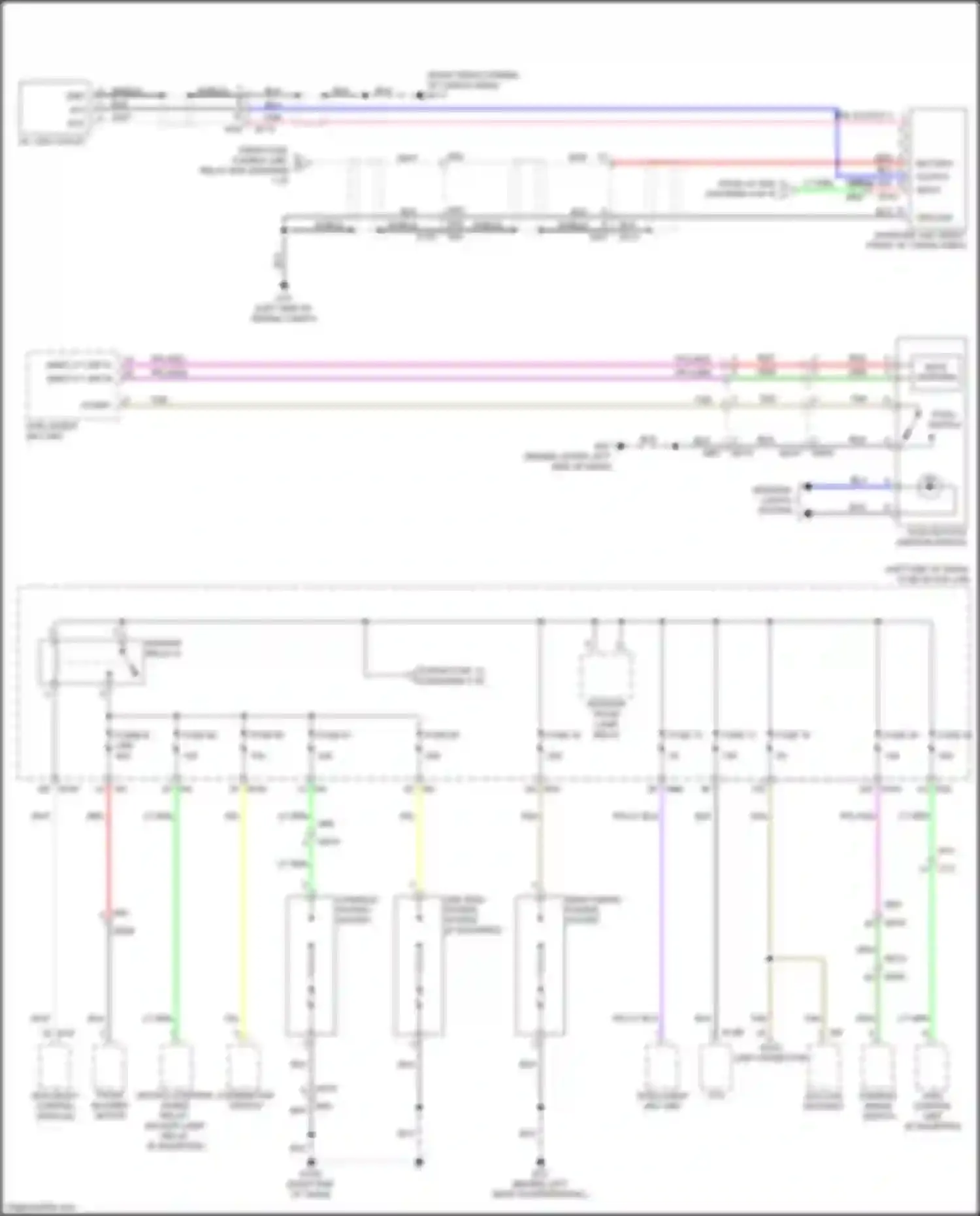 QX60 Infiniti II (2021-2024): Power distribution circuit (5 of 8)