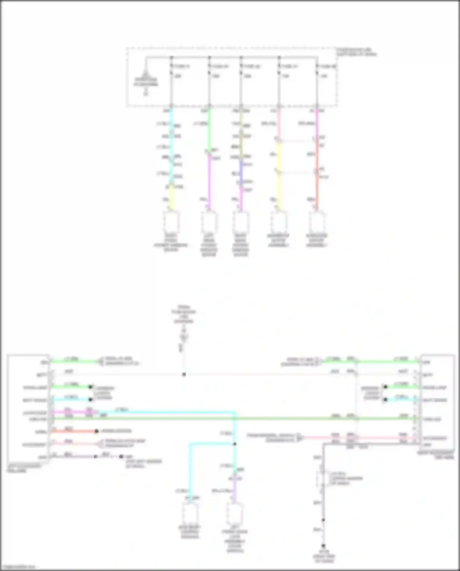 QX60 Infiniti II (2021-2024): Power distribution circuit (7 of 8)