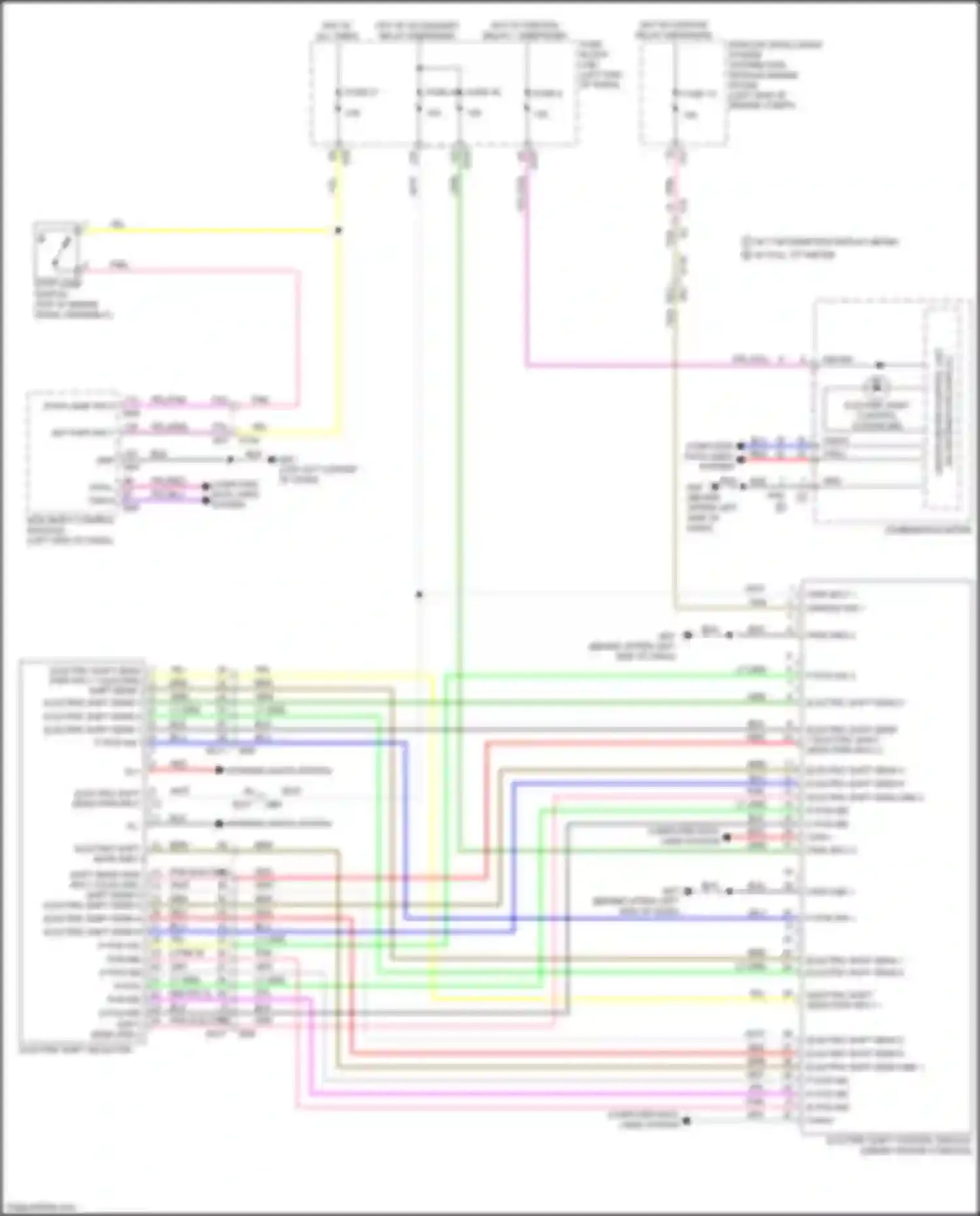 QX60 Infiniti II (2021-2024): Shift interlock circuit