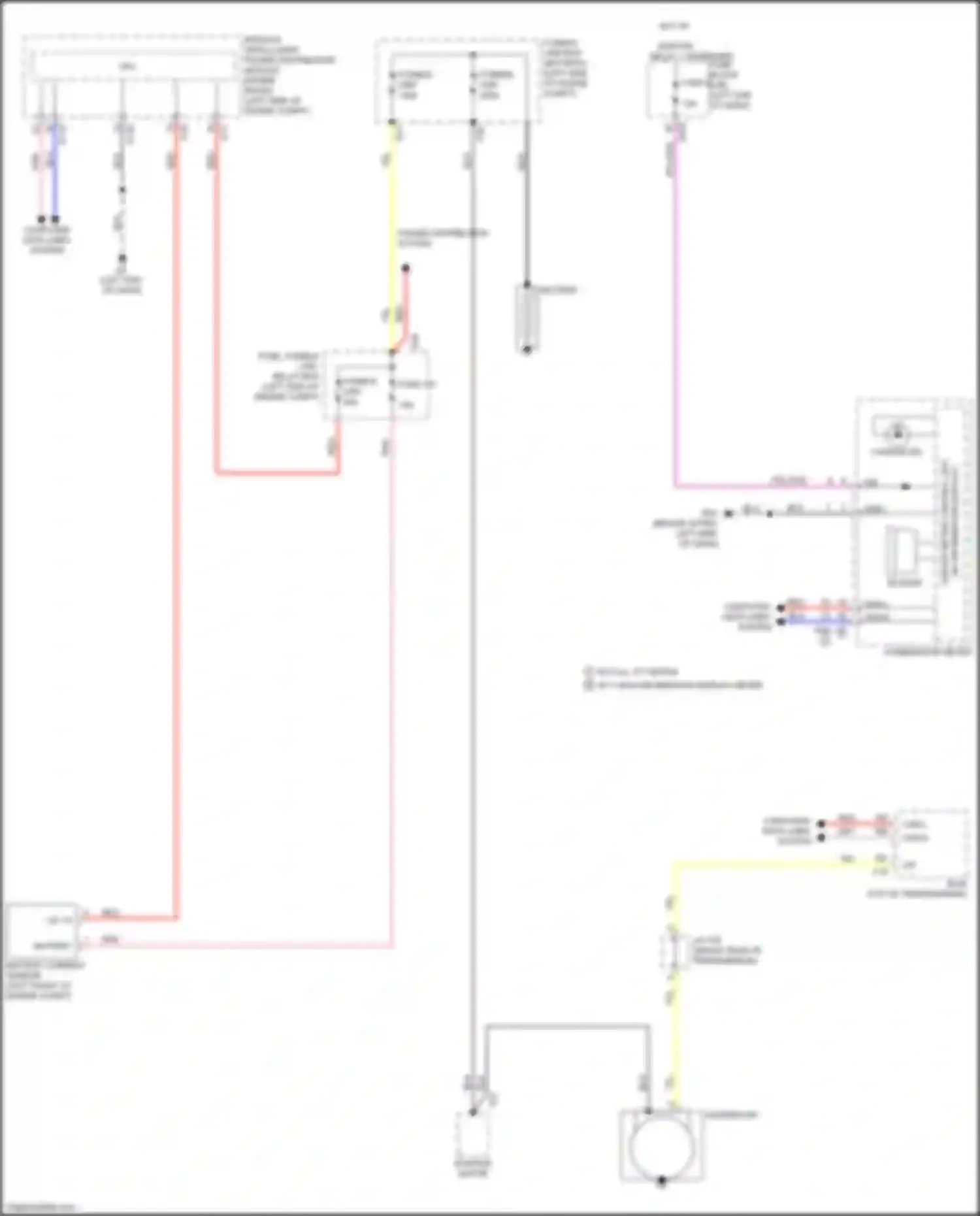 QX60 Infiniti II (2021-2024): Charging circuit