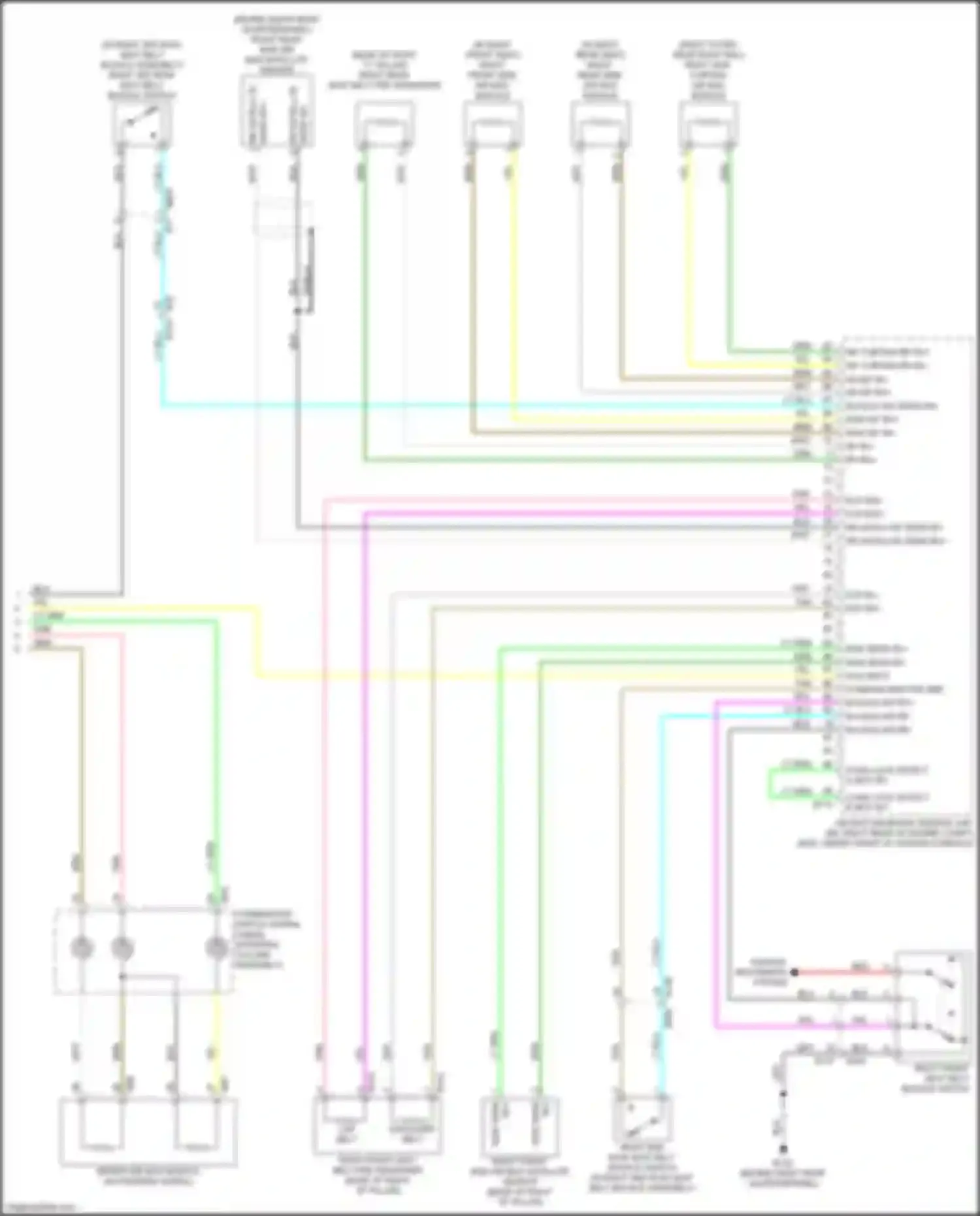 QX60 Infiniti II (2021-2024): Supplemental restraints circuit (4 of 4)