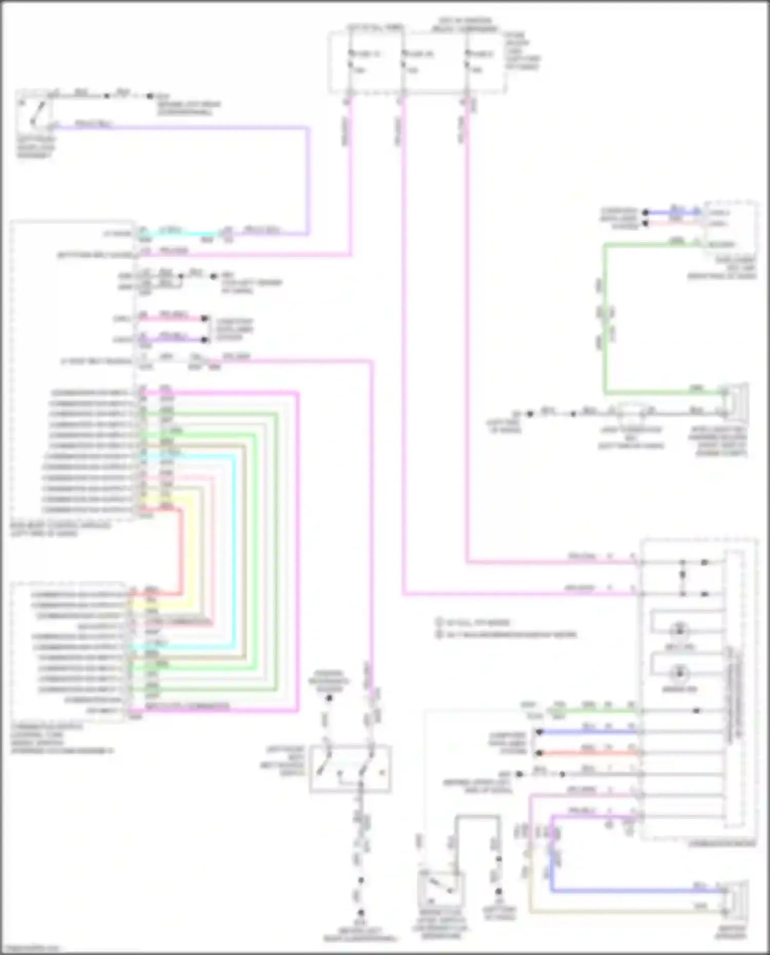 QX60 Infiniti II (2021-2024): Chime circuit