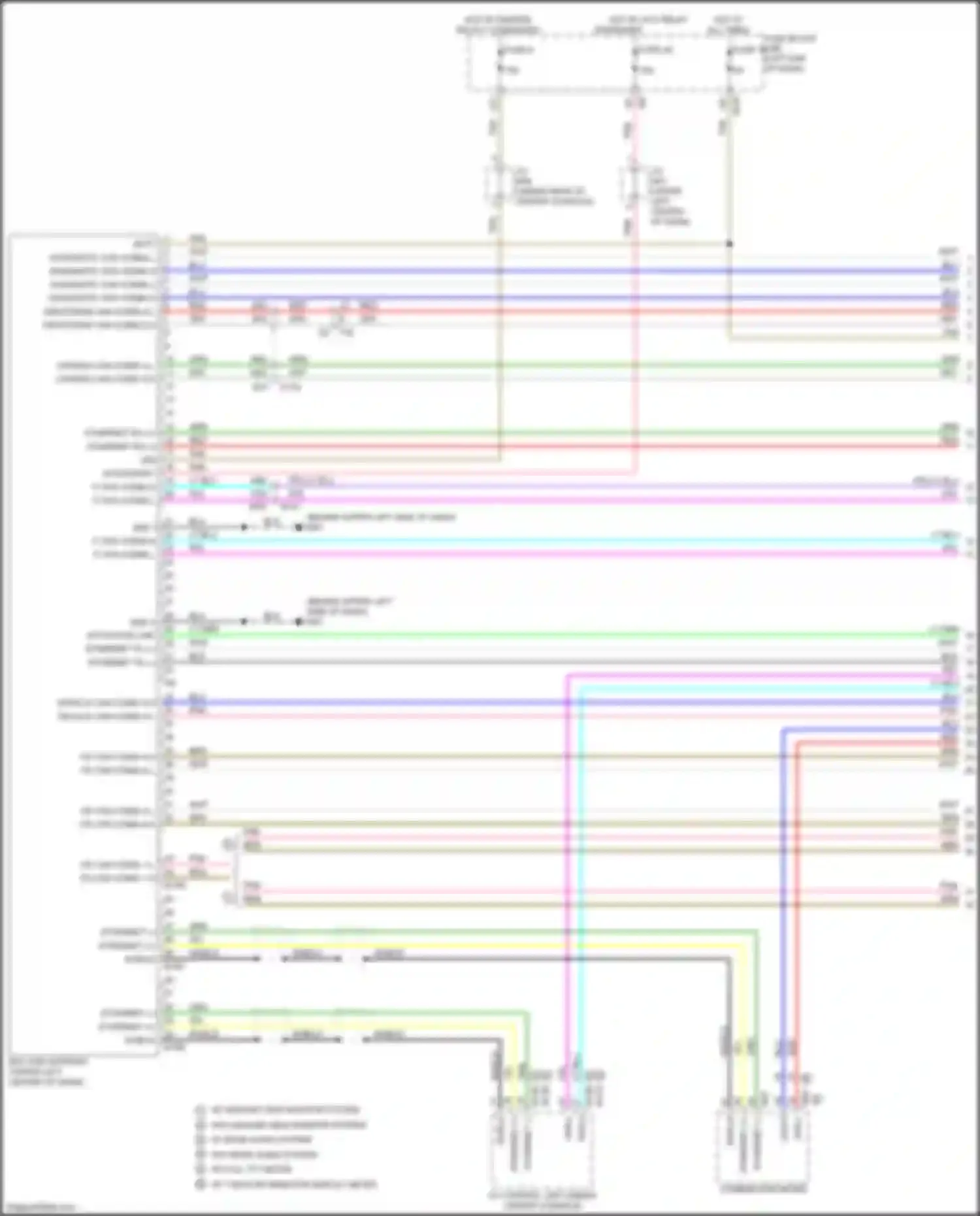 Wiring diagram activation line for Infiniti QX60 II (2021-2024) (1 of 1)