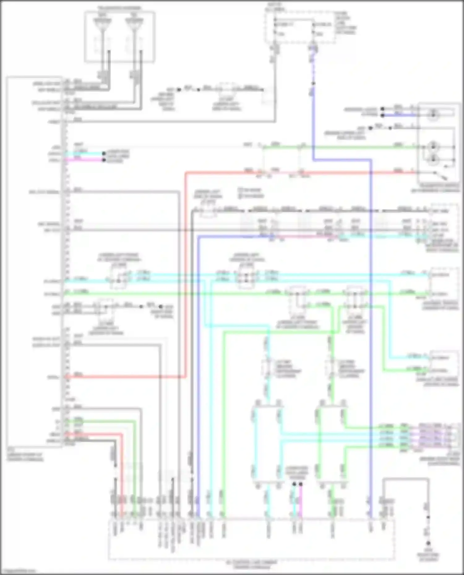 Wiring diagram audio hu out- for Infiniti QX60 II (2021-2024) (1 of 1)