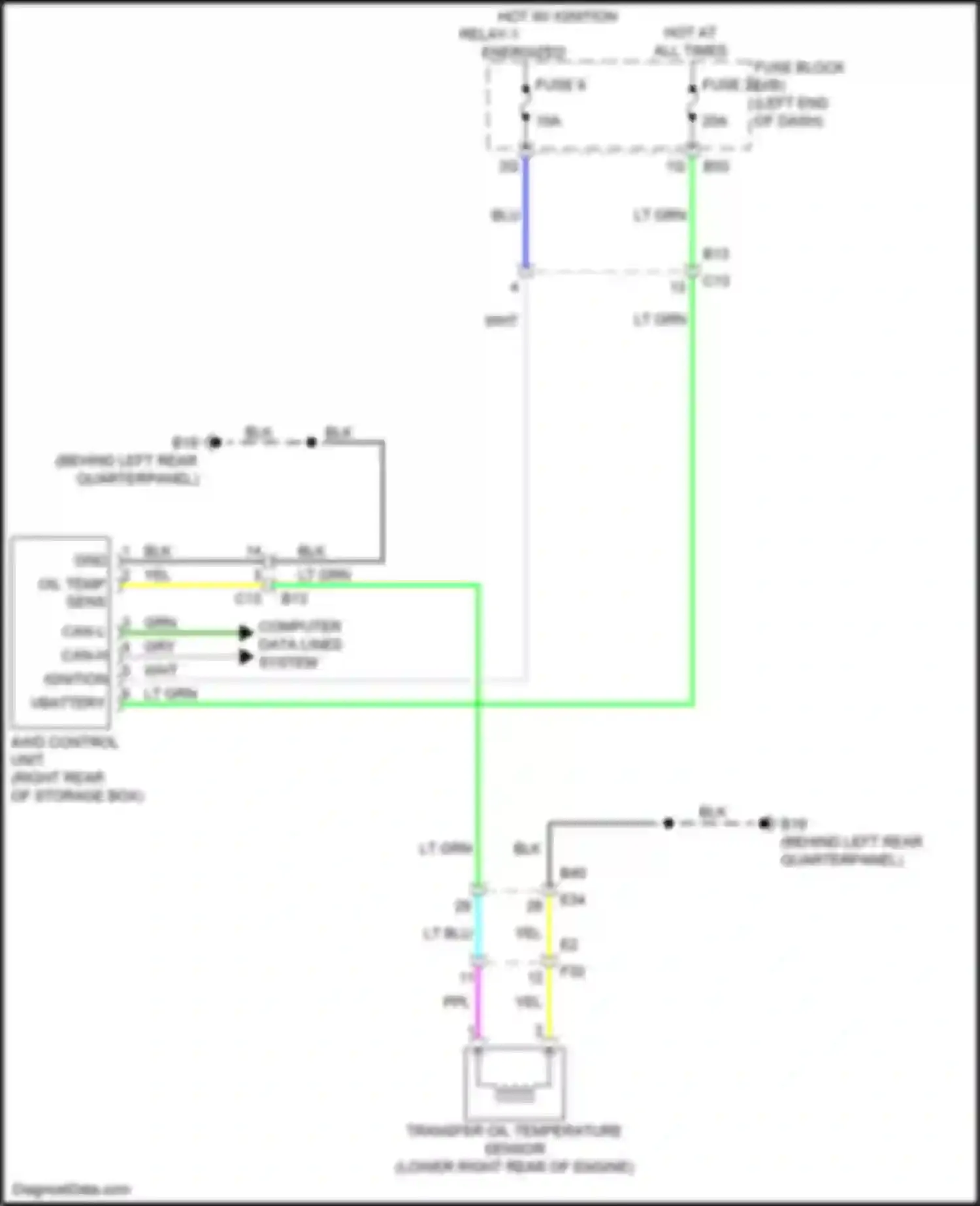 Wiring diagram blk for Infiniti QX60 II (2021-2024) (84 of 133)