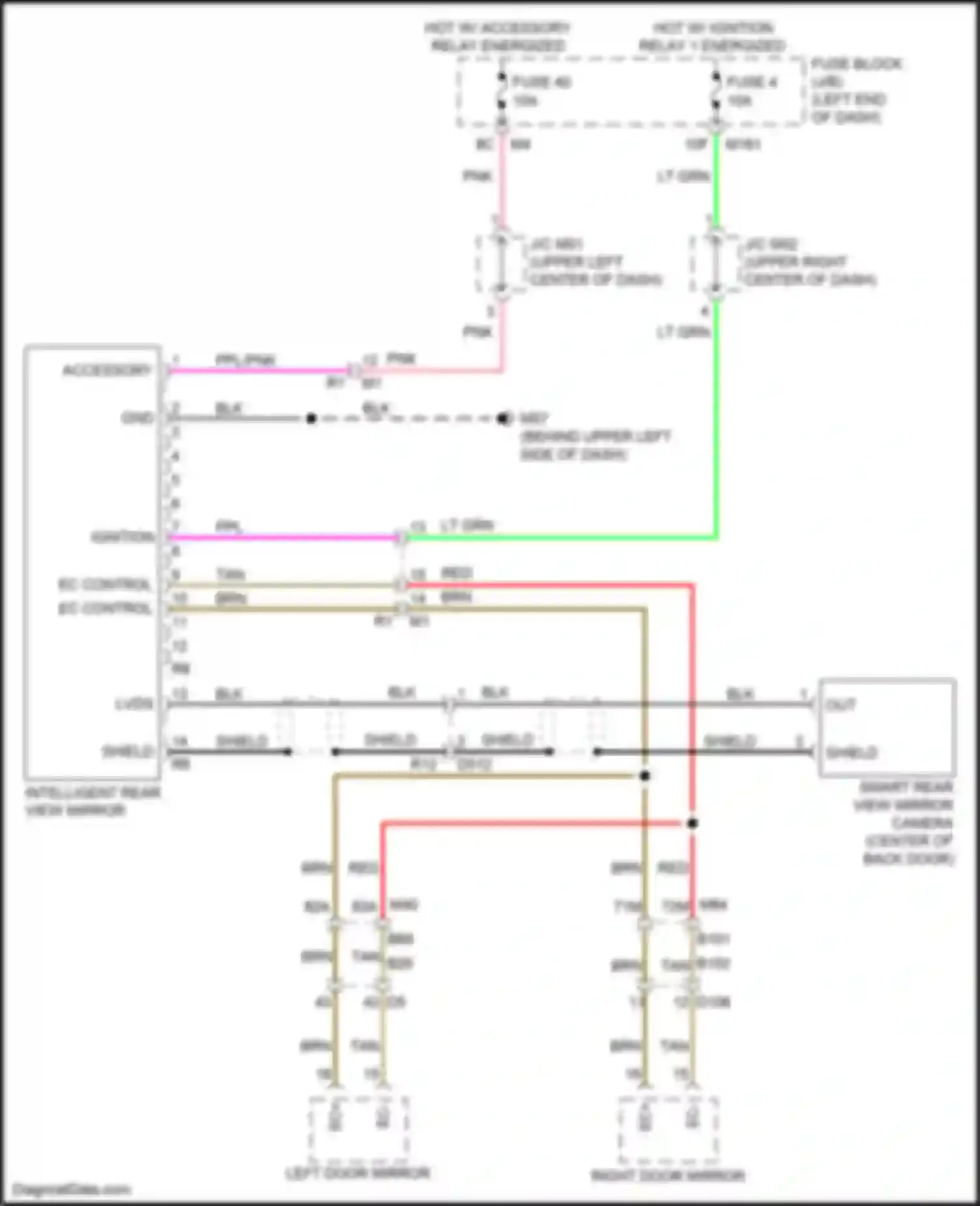 Wiring diagram blk for Infiniti QX60 II (2021-2024) (34 of 133)