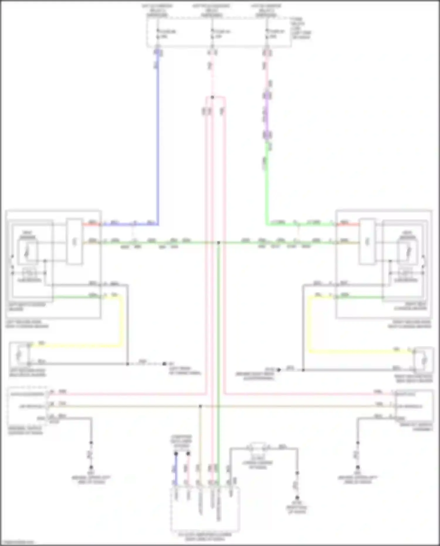 Wiring diagram blk for Infiniti QX60 II (2021-2024) (122 of 133)