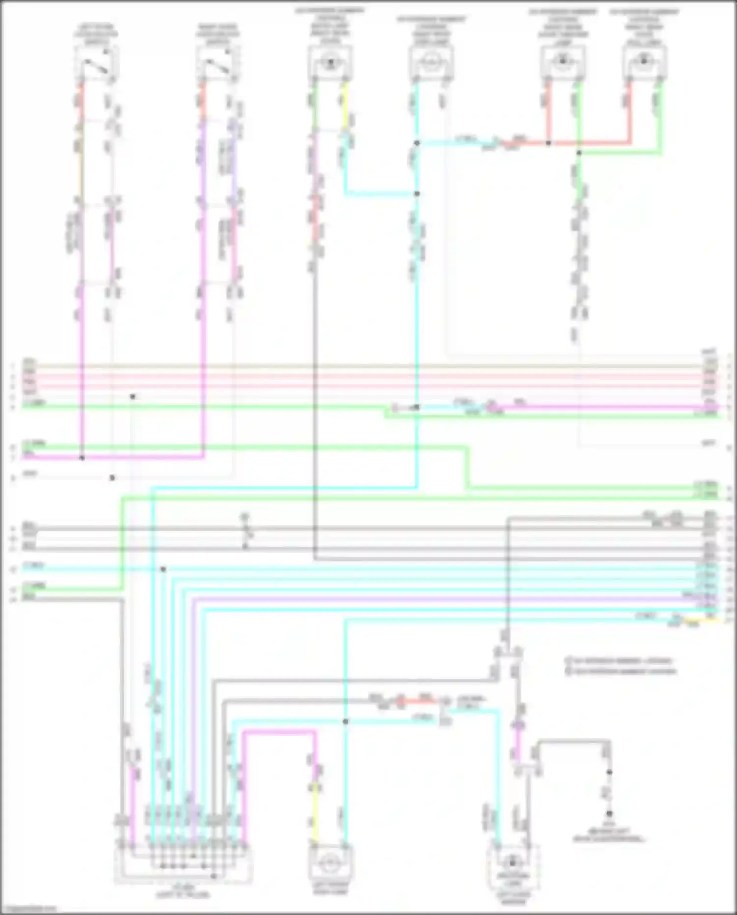 Wiring diagram brn for Infiniti QX60 II (2021-2024) (2 of 102)