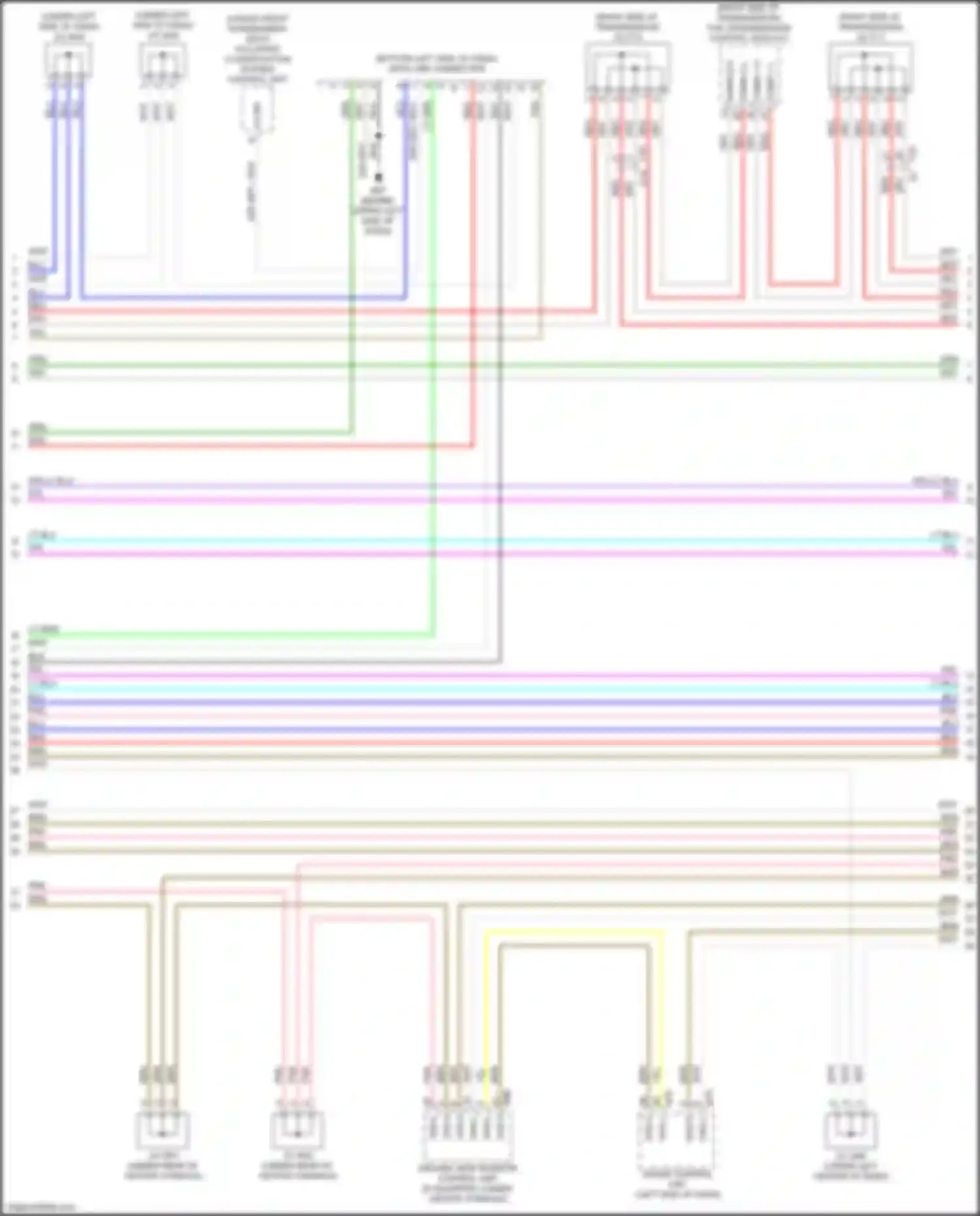 Wiring diagram comm 2 h for Infiniti QX60 II (2021-2024) (1 of 2)