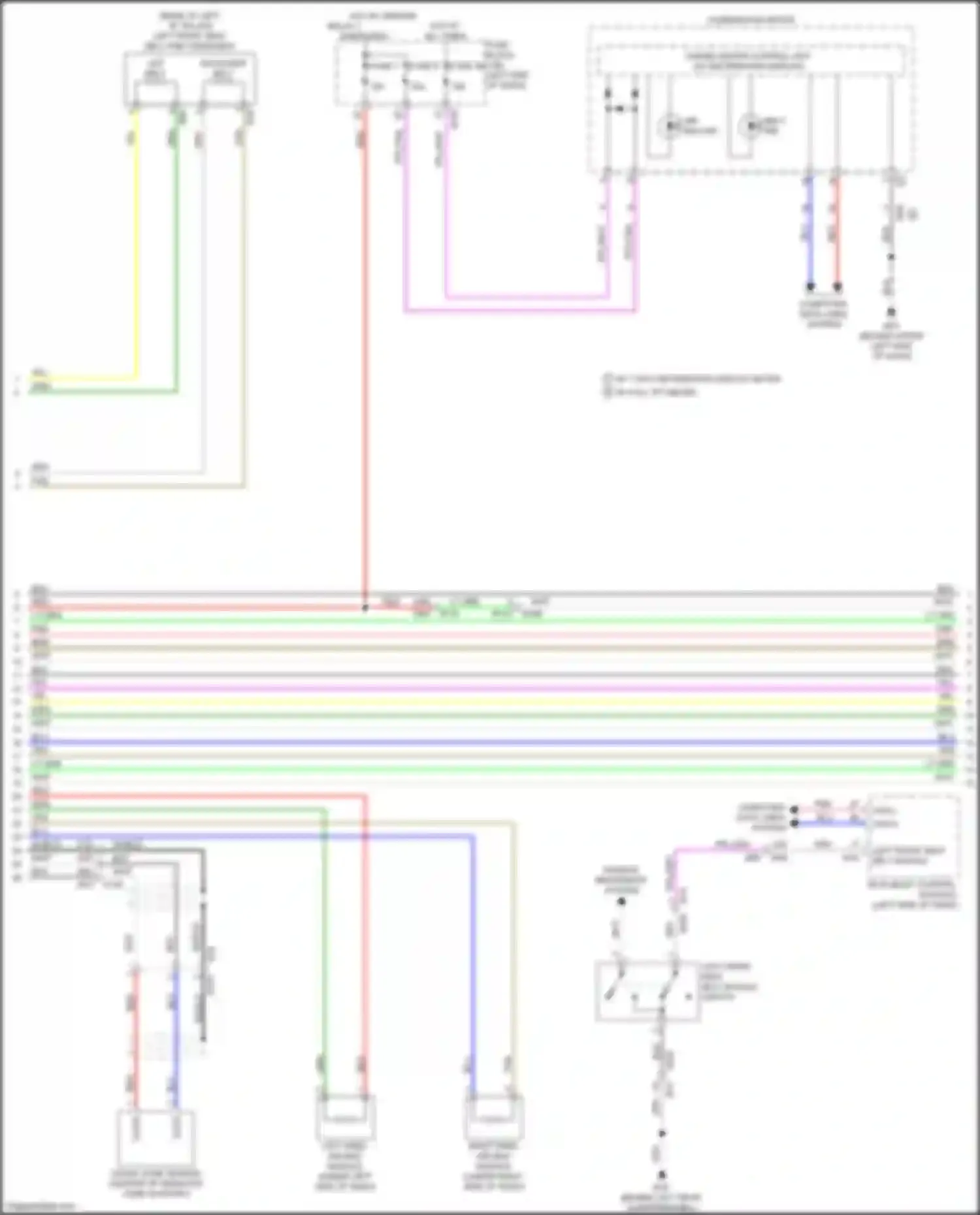 Wiring diagram fuse 6 for Infiniti QX60 II (2021-2024) (10 of 30)