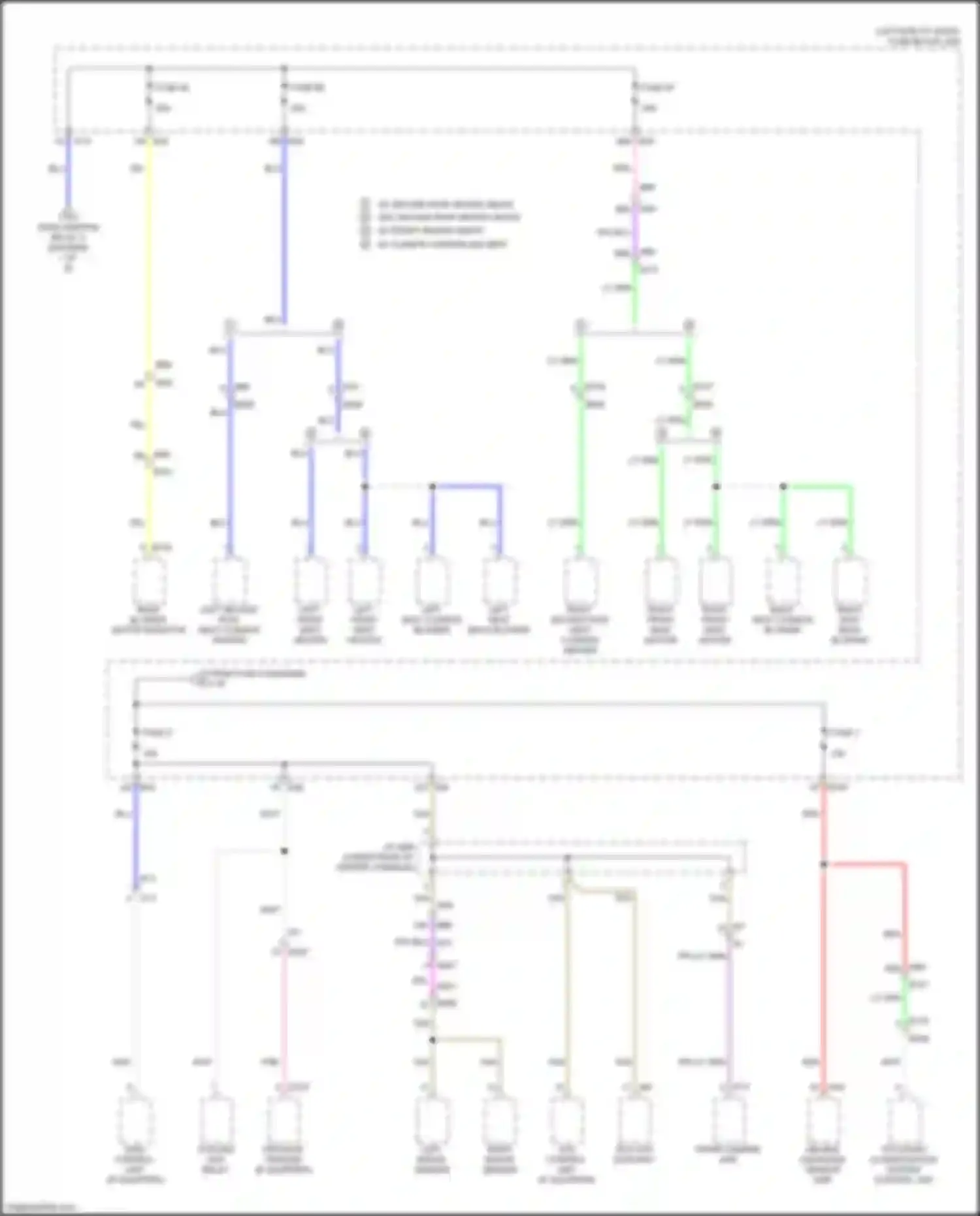 Wiring diagram fuse 66 for Infiniti QX60 II (2021-2024) (3 of 4)