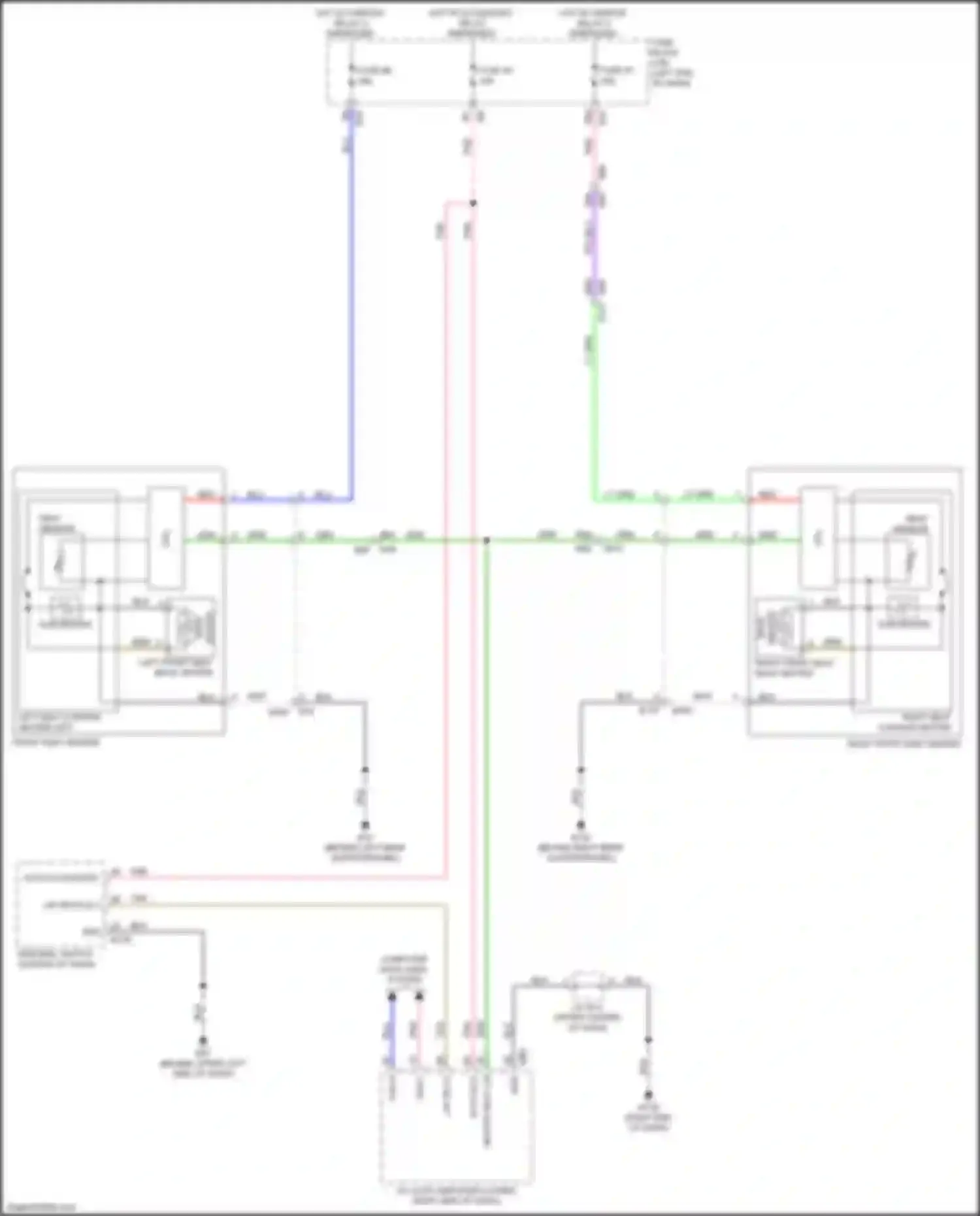 Wiring diagram heat sensor for Infiniti QX60 II (2021-2024) (1 of 3)