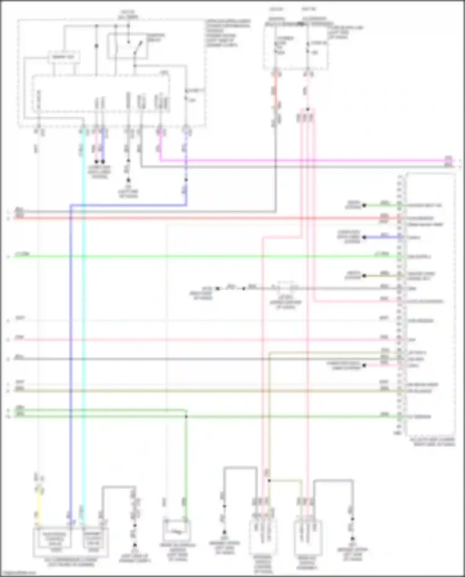 Wiring diagram hot at all times for Infiniti QX60 II (2021-2024) (44 of 70)