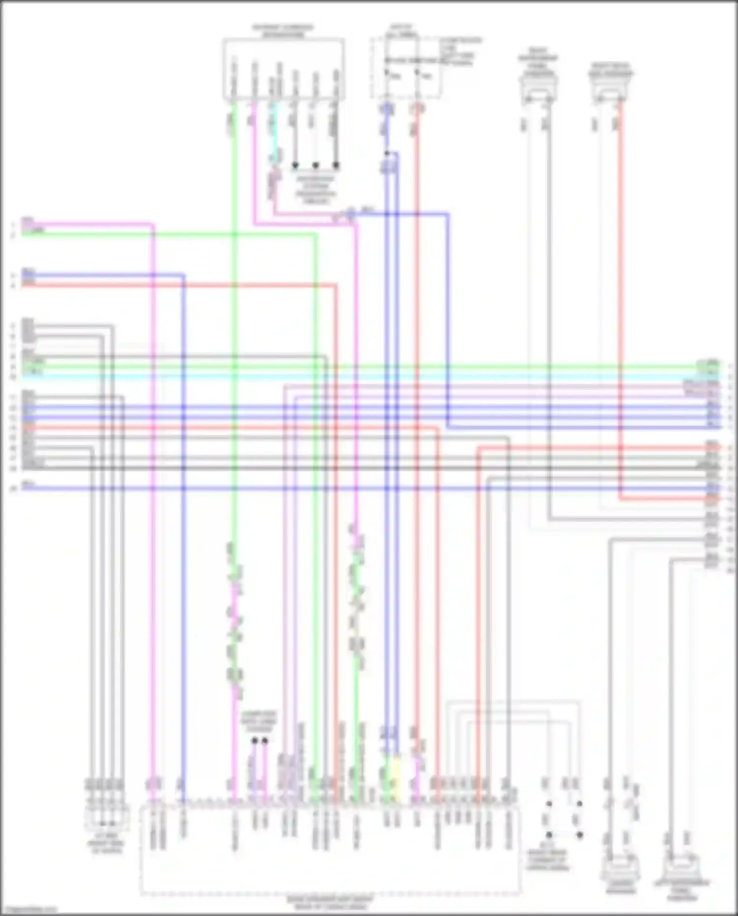 Wiring diagram mic gnd for Infiniti QX60 II (2021-2024) (1 of 5)