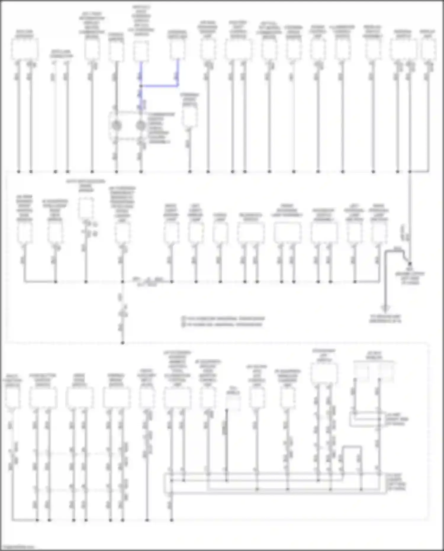 Wiring diagram multi- function switch for Infiniti QX60 II (2021-2024) (1 of 6)