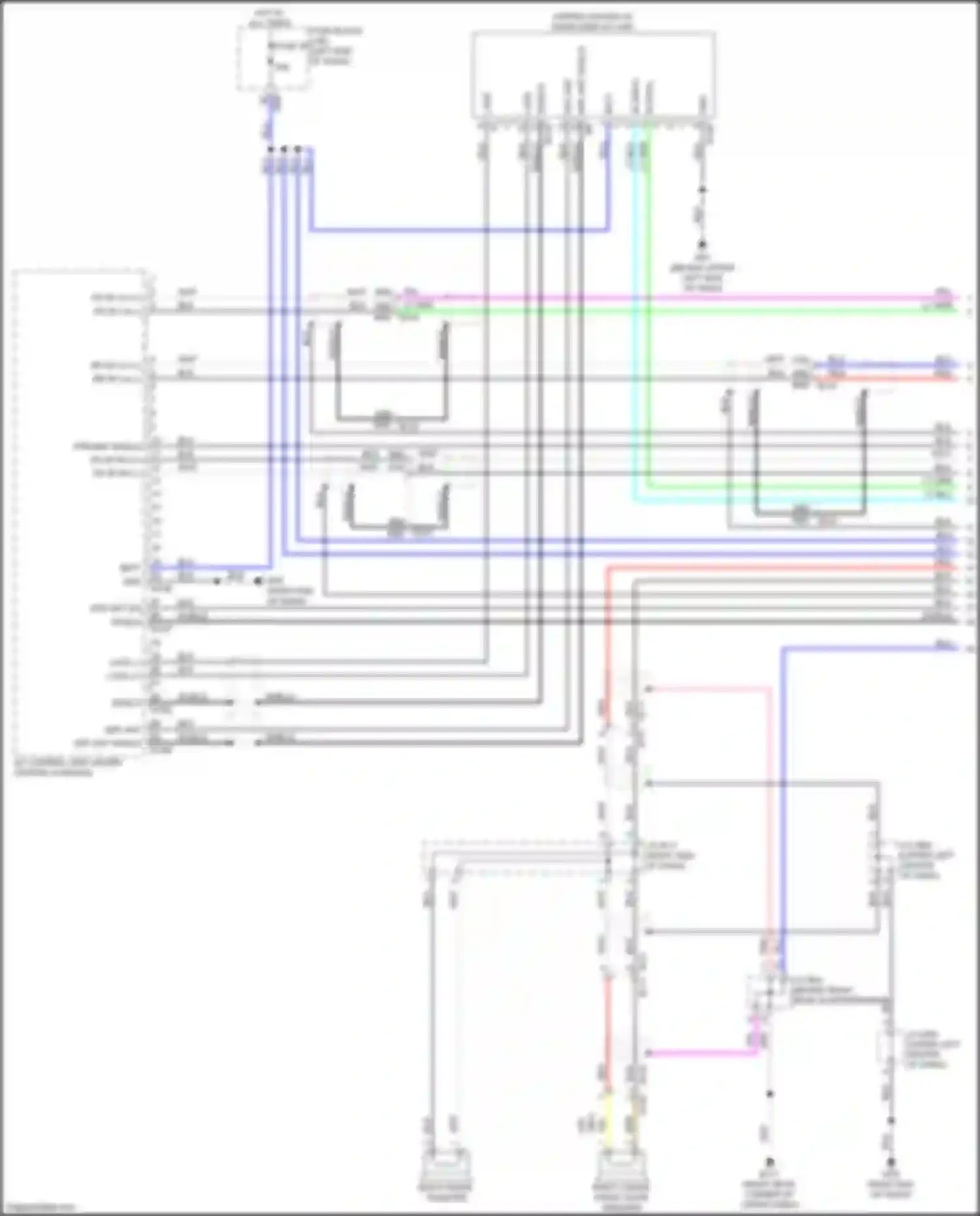 Wiring diagram right end of dash) for Infiniti QX60 II (2021-2024) (22 of 27)