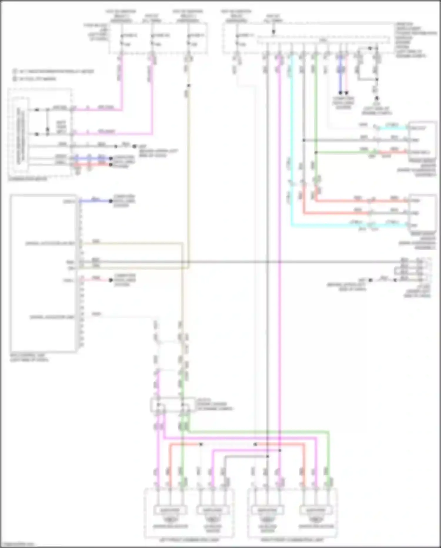 Wiring diagram sig out for Infiniti QX60 II (2021-2024) (1 of 1)