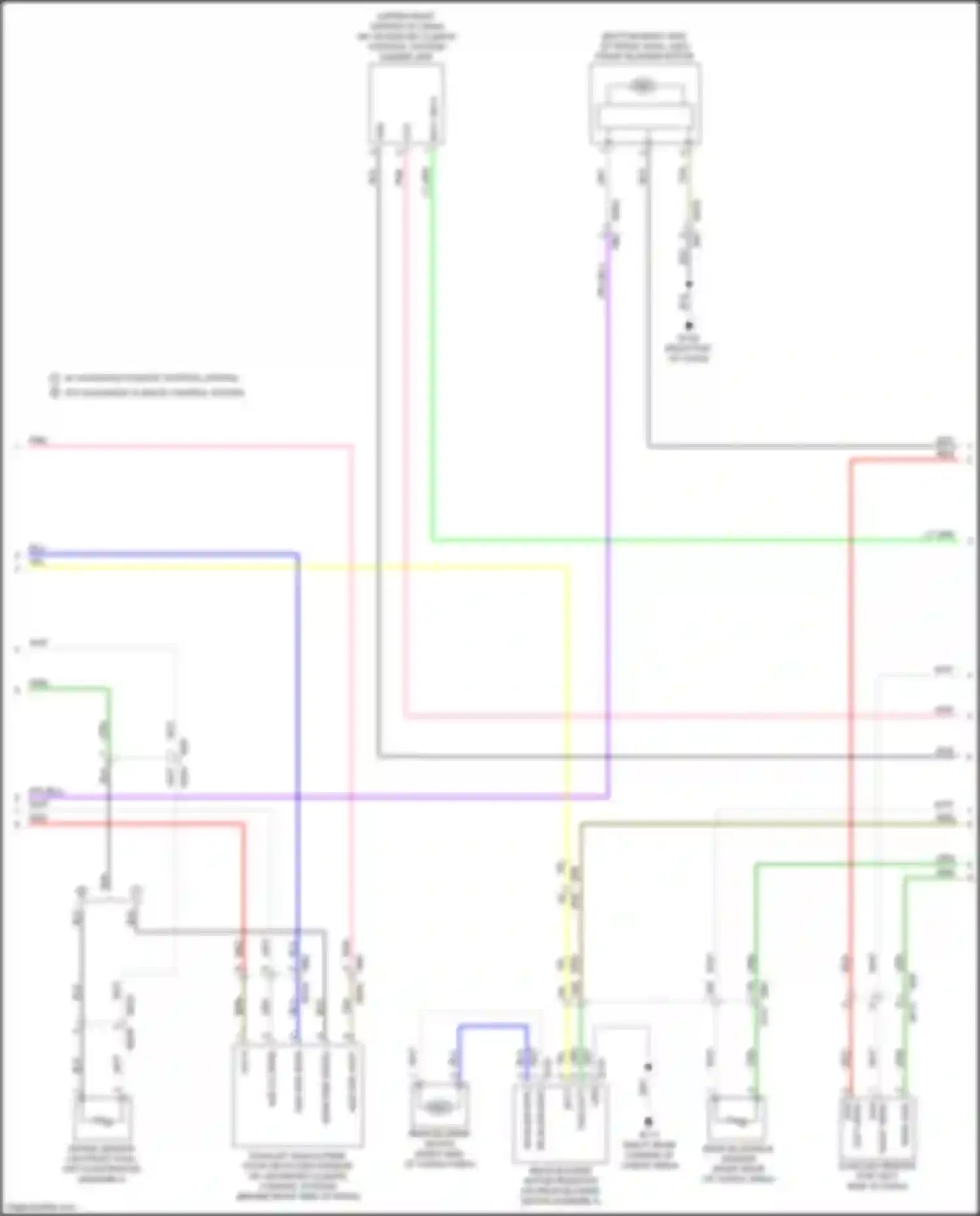 Wiring diagram w/o advanced climate control system for Infiniti QX60 II (2021-2024) (1 of 1)