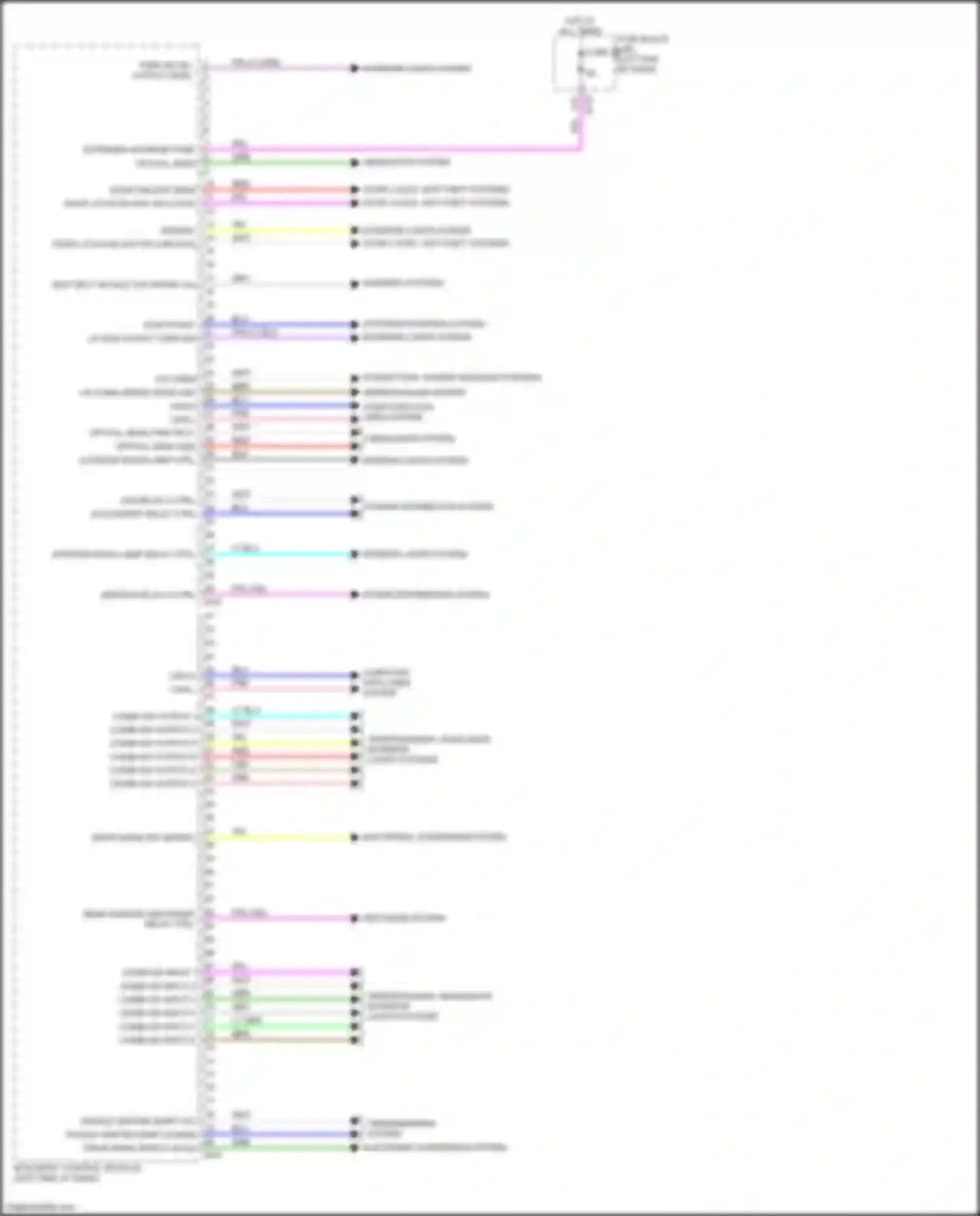 Wiring diagram yel for Infiniti QX60 II (2021-2024) (72 of 107)