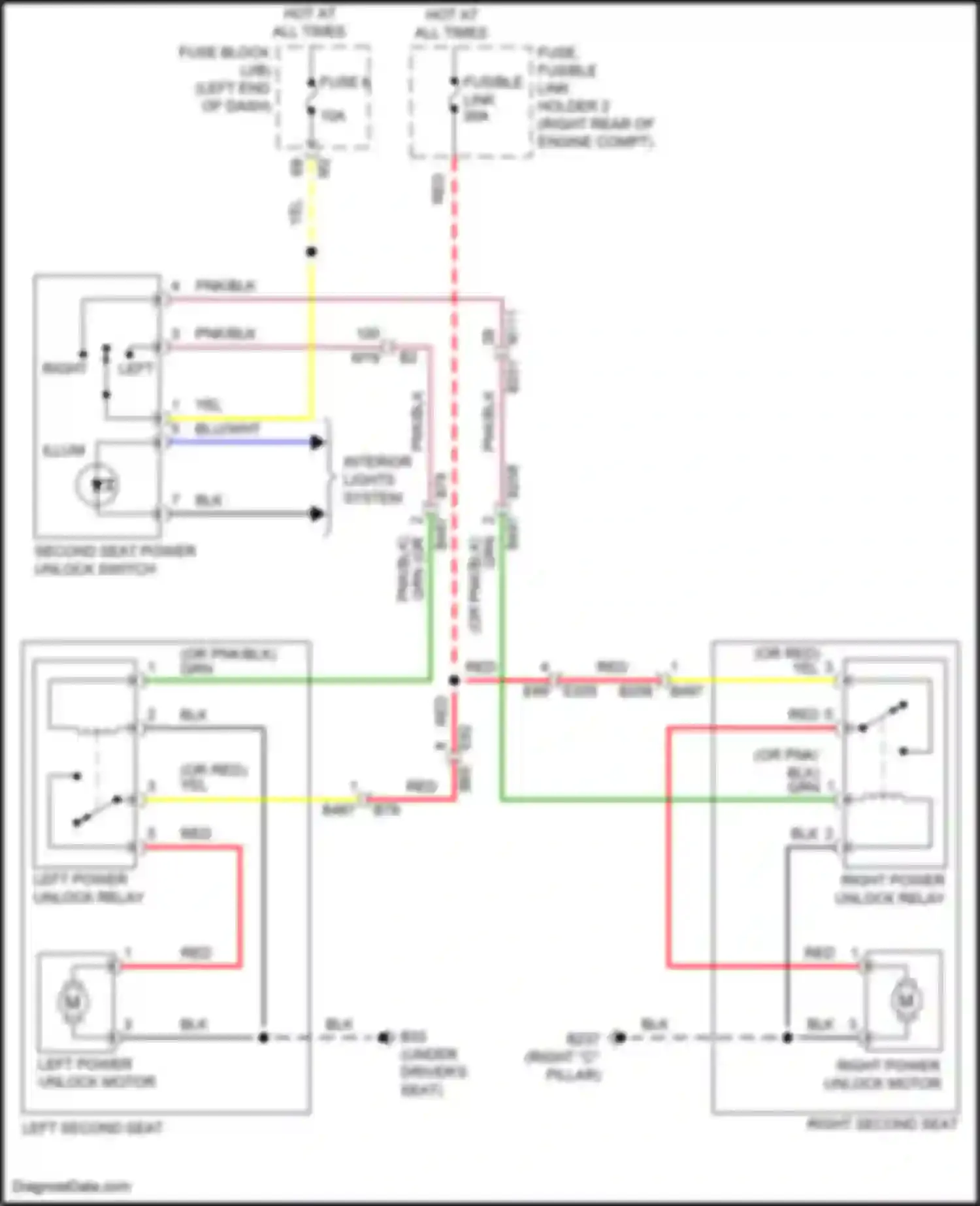 Wiring diagram blk for Infiniti QX80 I facelift 3 (2020-2024) (9 of 109)