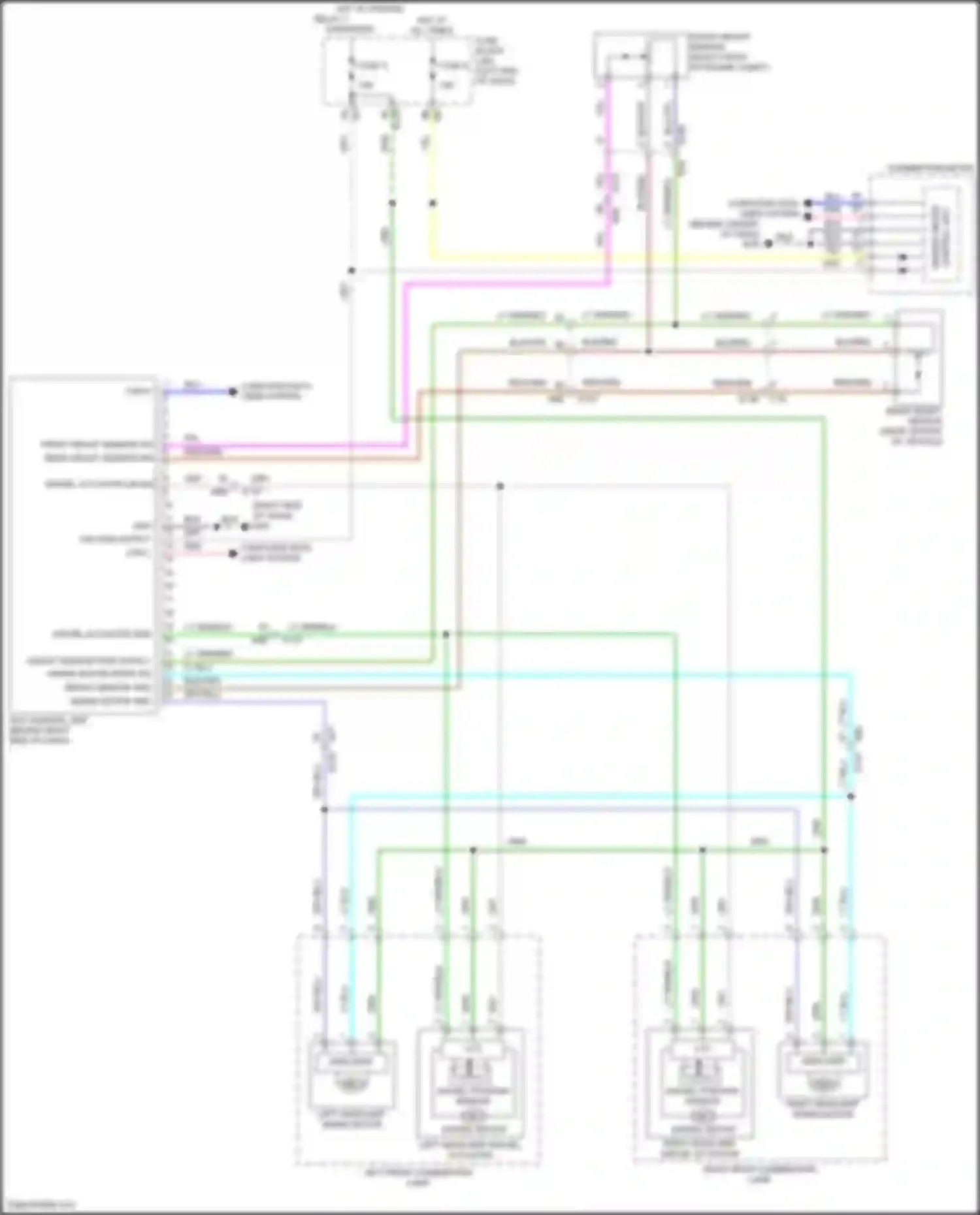 Wiring diagram blu for Infiniti QX80 I facelift 3 (2020-2024) (61 of 101)