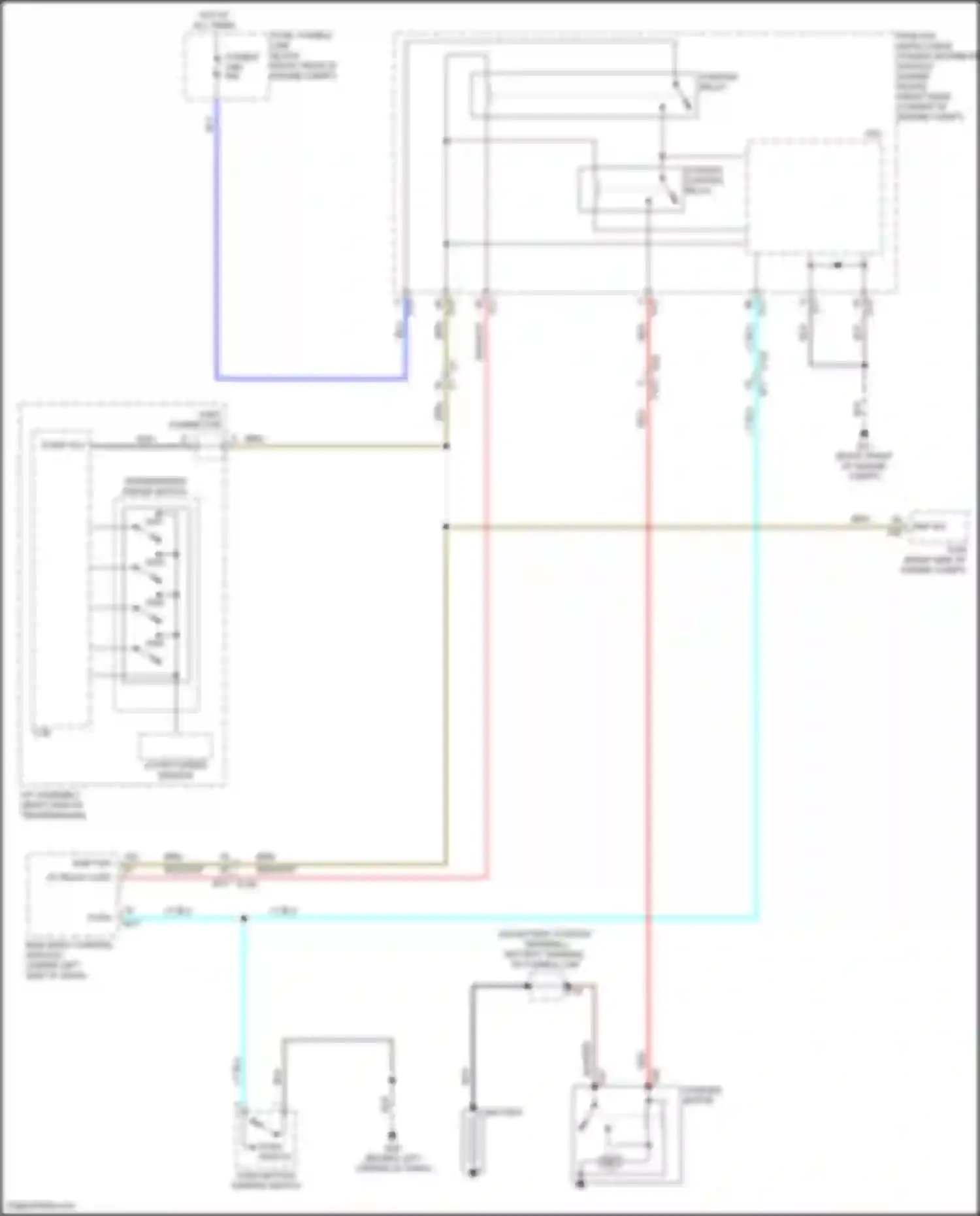 Wiring diagram brn for Infiniti QX80 I facelift 3 (2020-2024) (49 of 54)