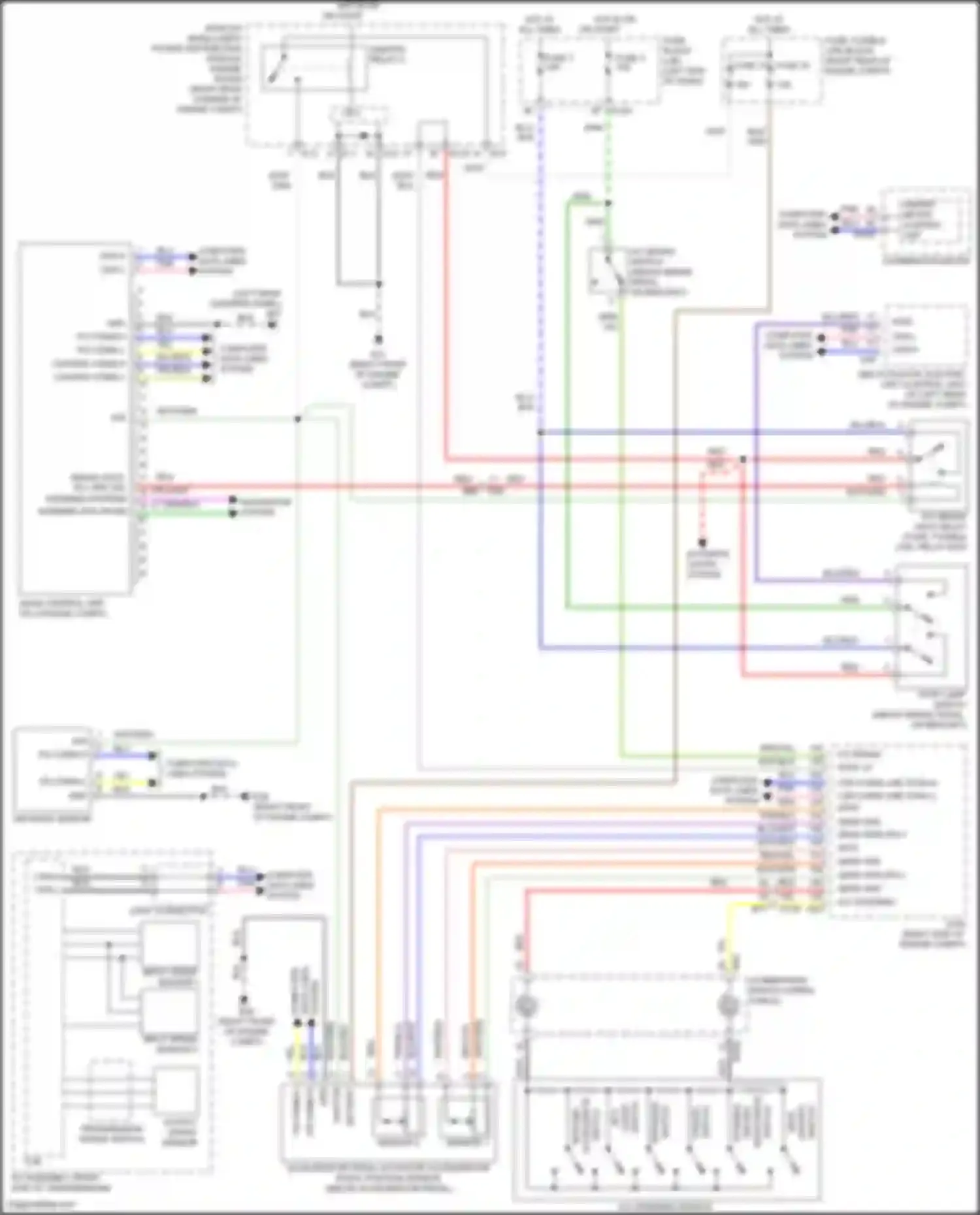 Wiring diagram data lines for Infiniti QX80 I facelift 3 (2020-2024) (1 of 1)
