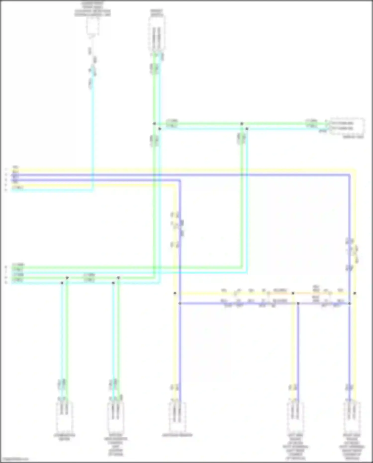 Wiring diagram display unit for Infiniti QX80 I facelift 3 (2020-2024) (1 of 3)