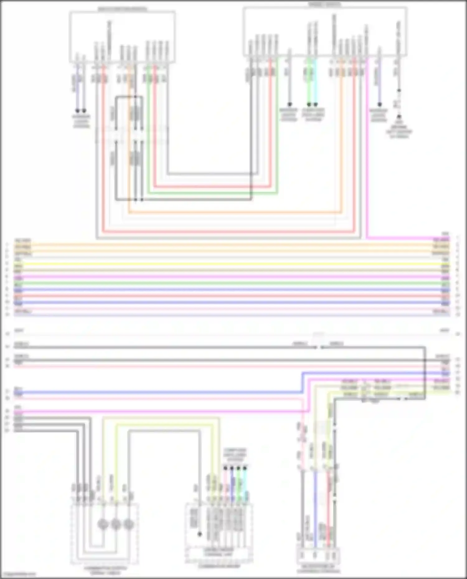 Wiring diagram encd-a for Infiniti QX80 I facelift 3 (2020-2024) (1 of 4)