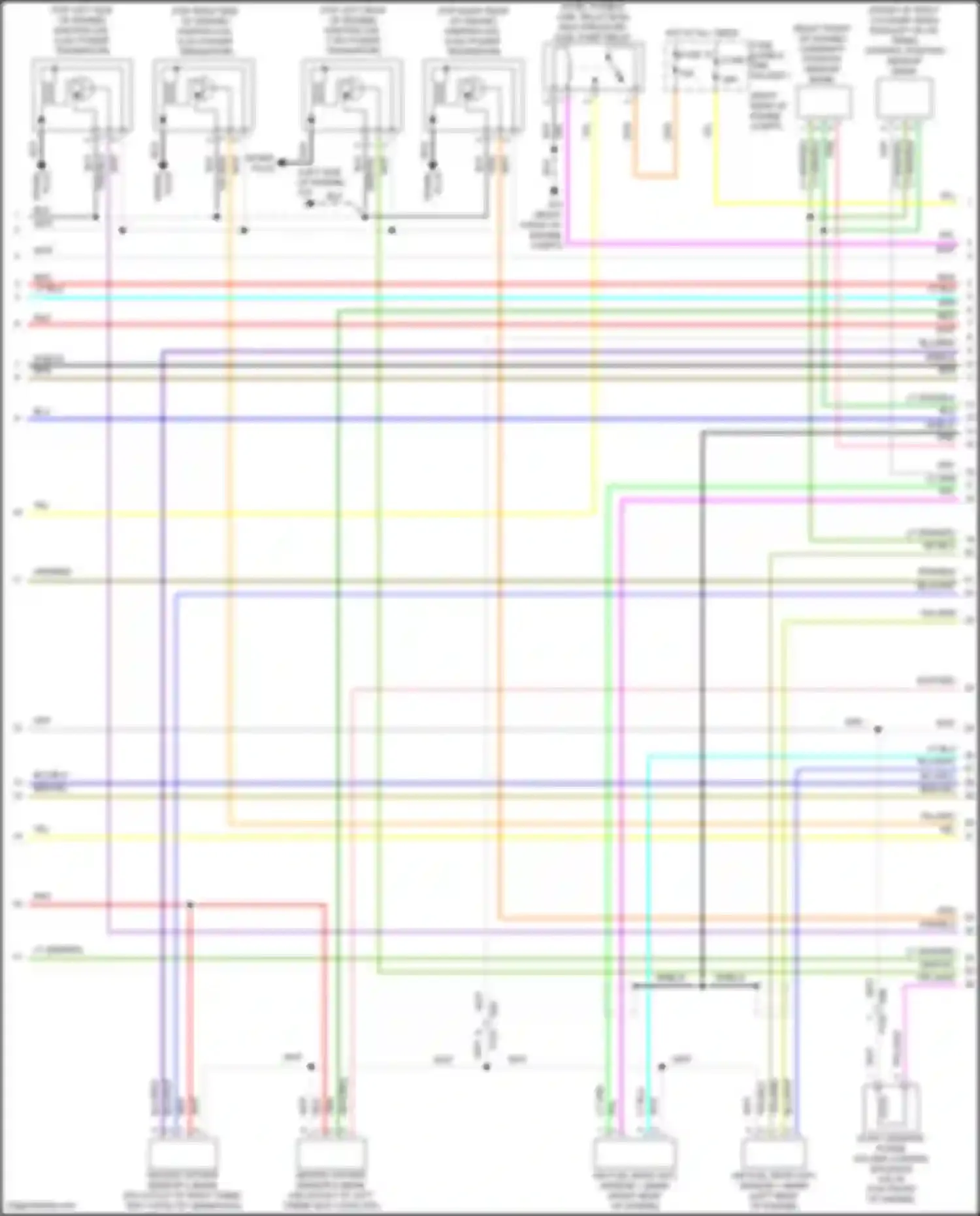 Wiring diagram evap canister purge volume control solenoid valve for Infiniti QX80 I facelift 3 (2020-2024) (1 of 2)