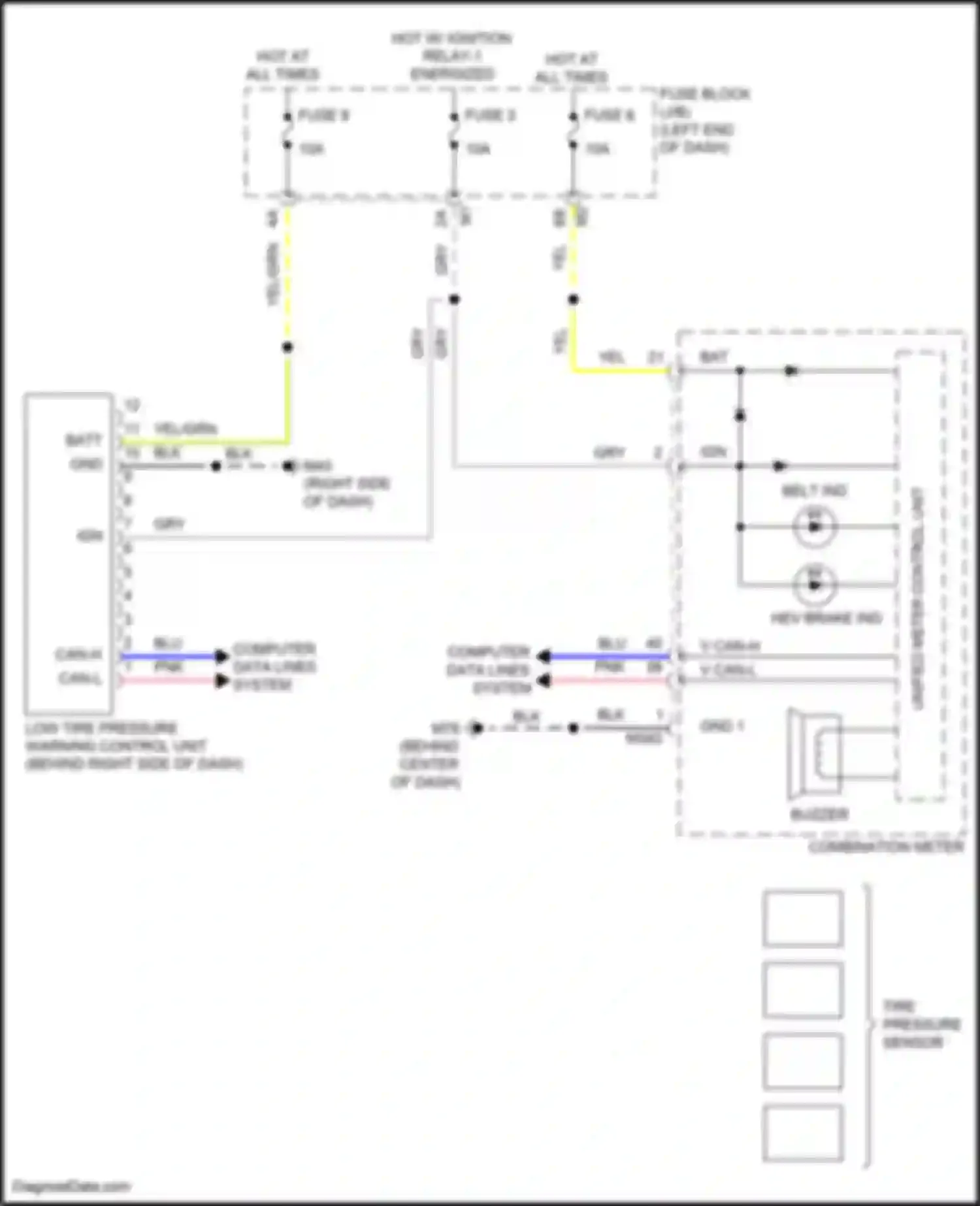 Wiring diagram fuse 3 for Infiniti QX80 I facelift 3 (2020-2024) (9 of 23)