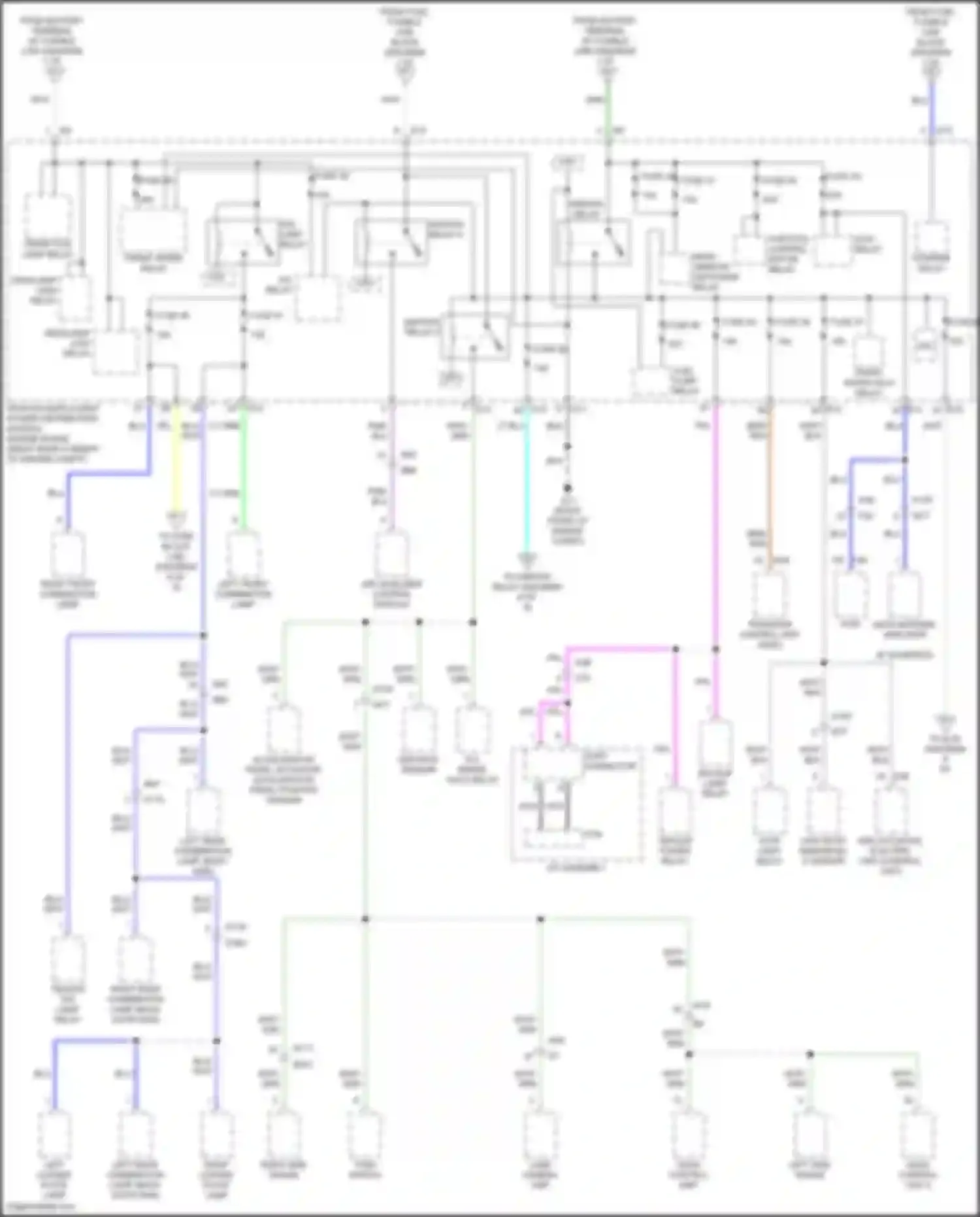 Wiring diagram fuse 49 for Infiniti QX80 I facelift 3 (2020-2024) (2 of 2)