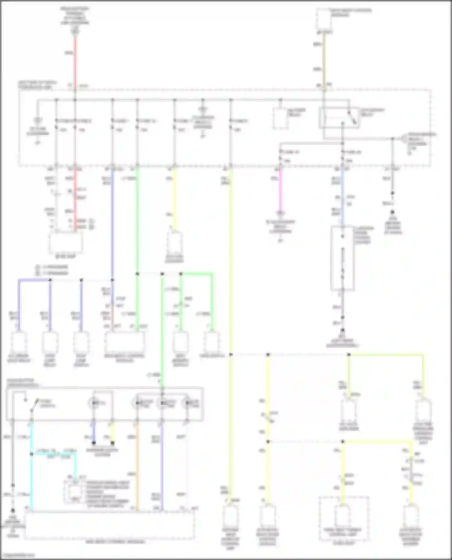 Wiring diagram grn for Infiniti QX80 I facelift 3 (2020-2024) (36 of 78)