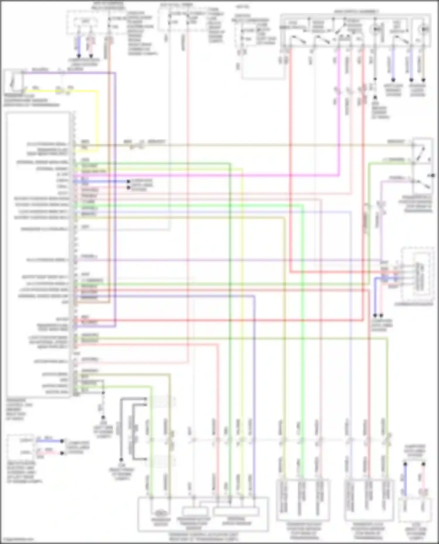 Wiring diagram grn/org for Infiniti QX80 I facelift 3 (2020-2024) (1 of 8)