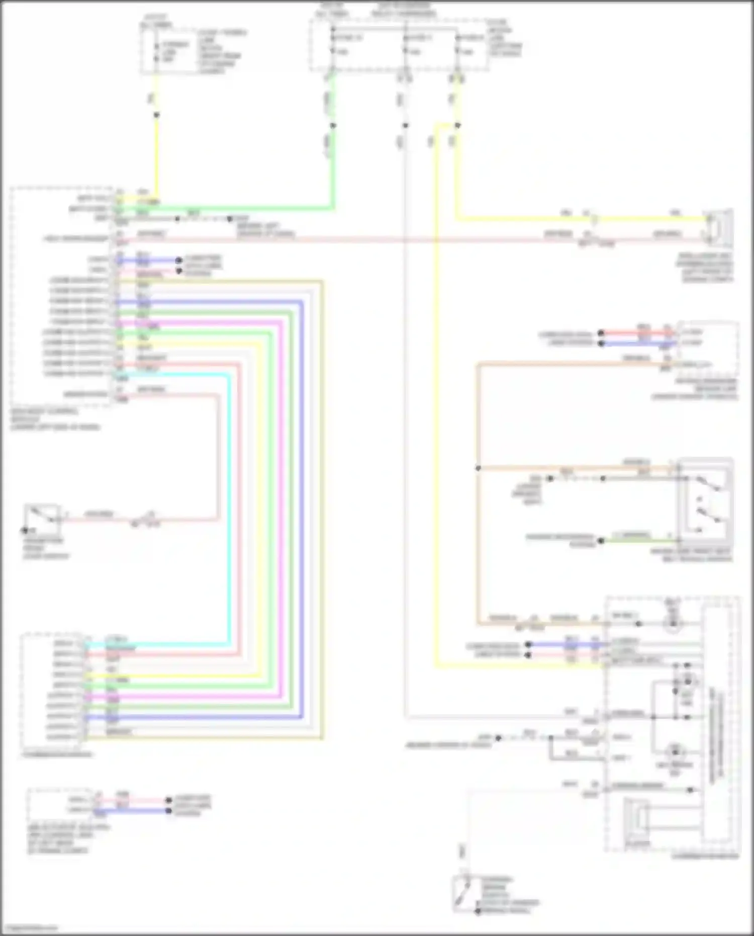 Wiring diagram input 2 for Infiniti QX80 I facelift 3 (2020-2024) (1 of 6)