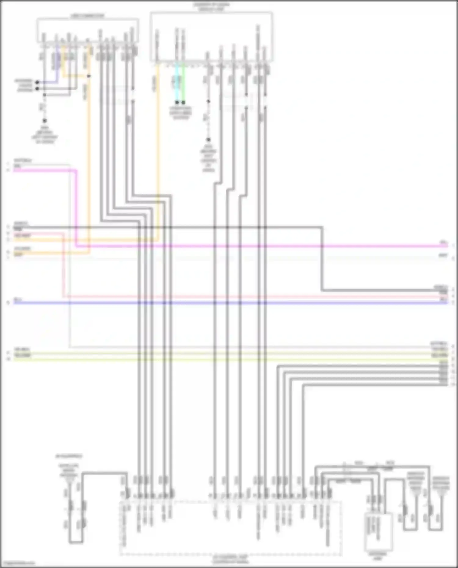 Wiring diagram satellite radio antenna for Infiniti QX80 I facelift 3 (2020-2024) (2 of 4)