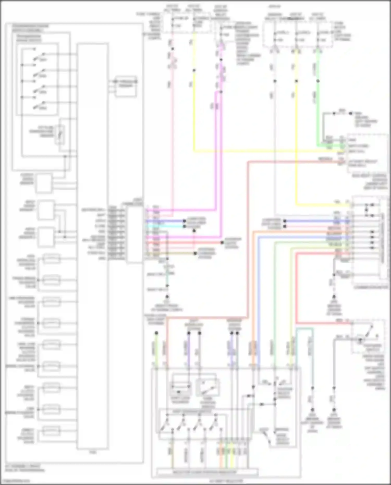 Wiring diagram wht for Infiniti QX80 I facelift 3 (2020-2024) (2 of 90)